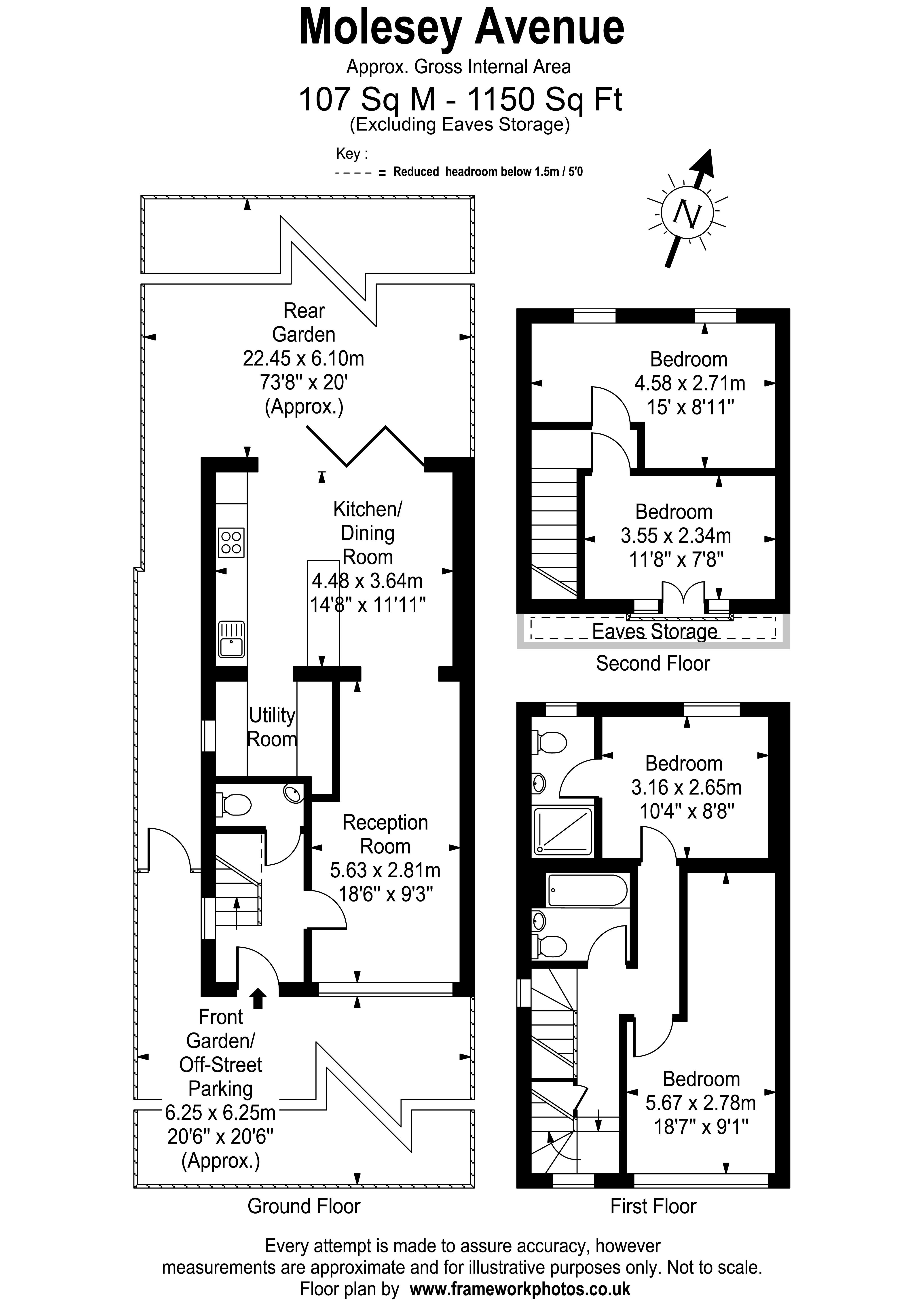 Floorplans For Molesey Avenue, West Molesey