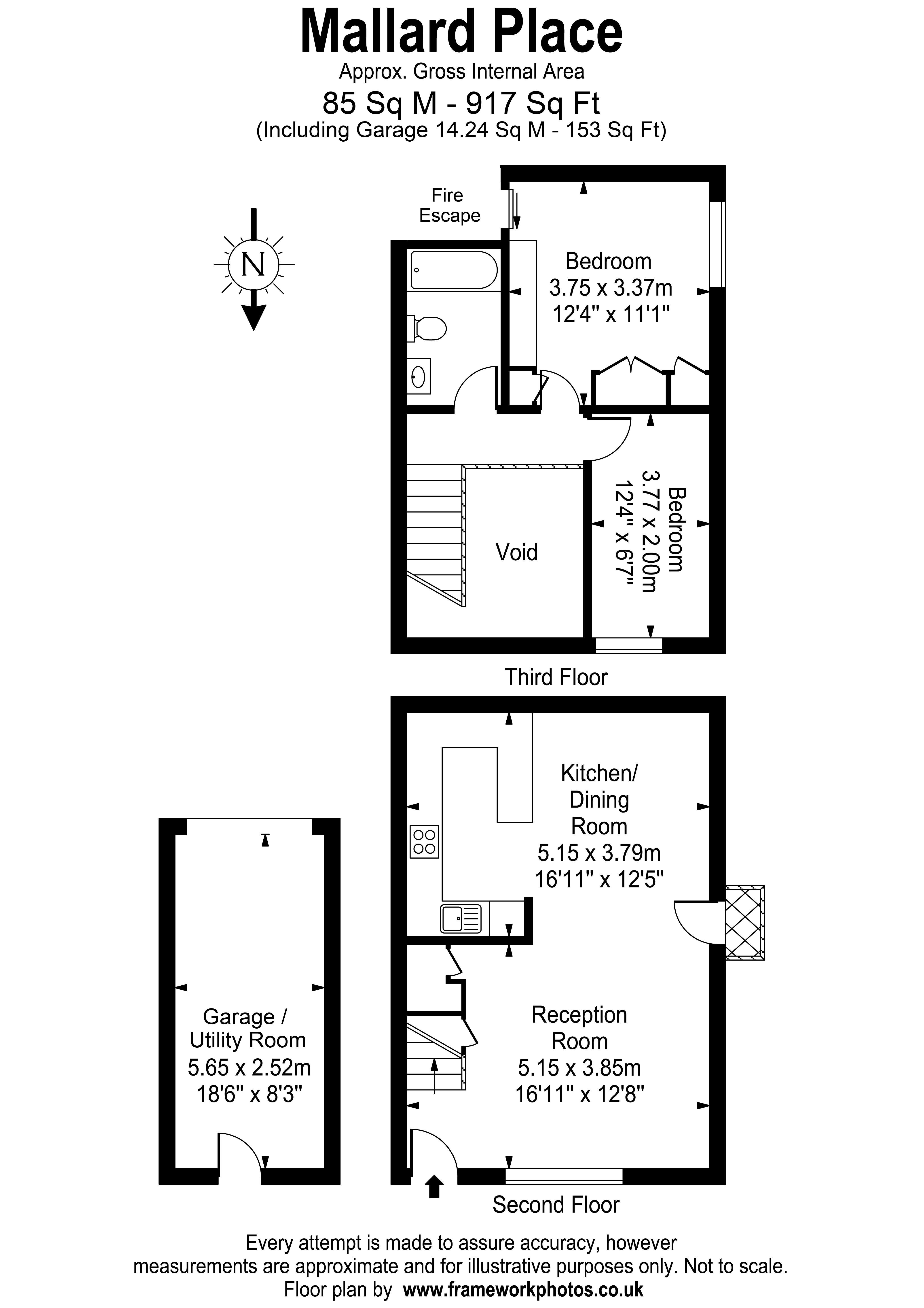 Floorplans For Mallard Place, Twickenham