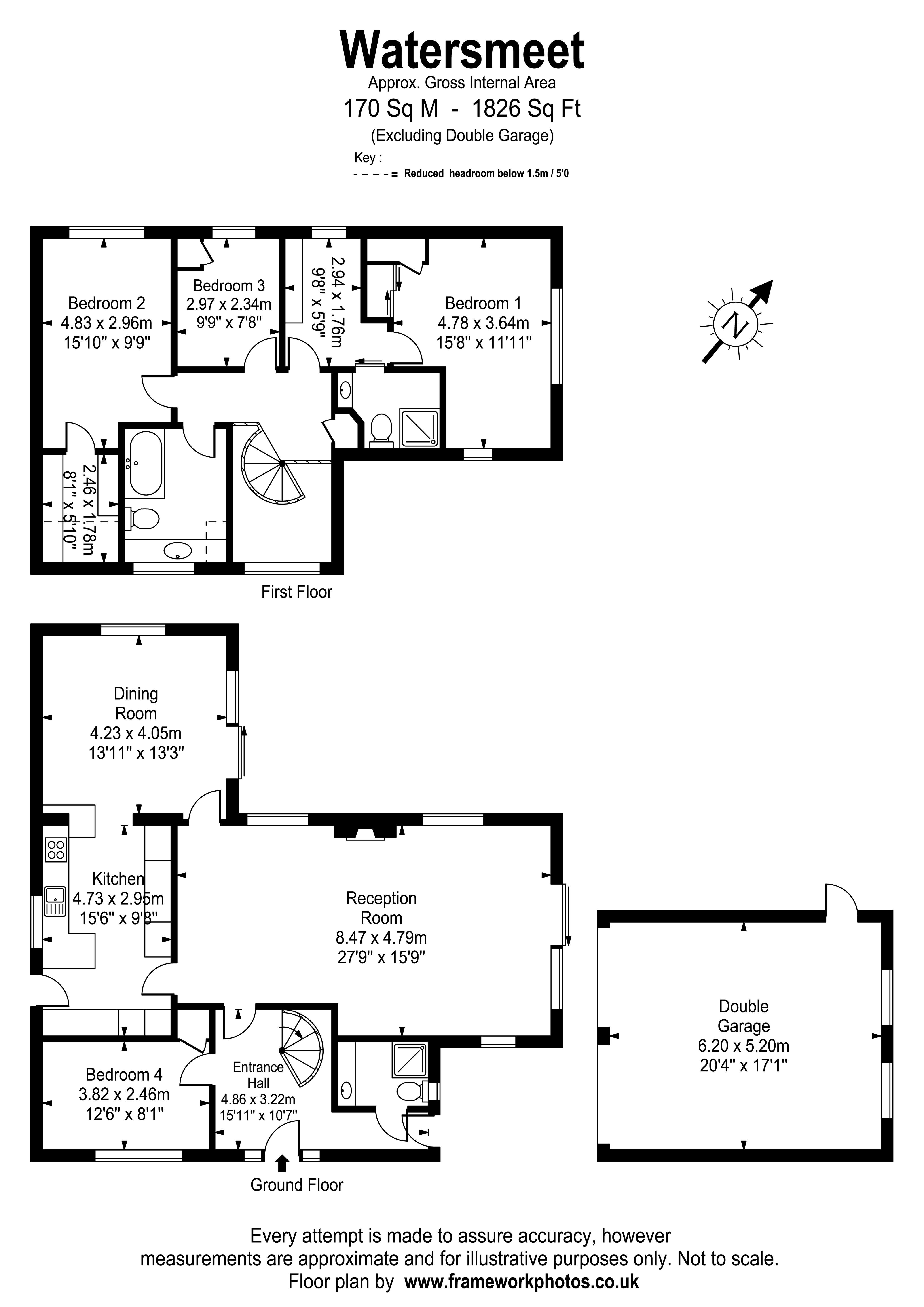 Floorplans For Molember Road, East Molesey