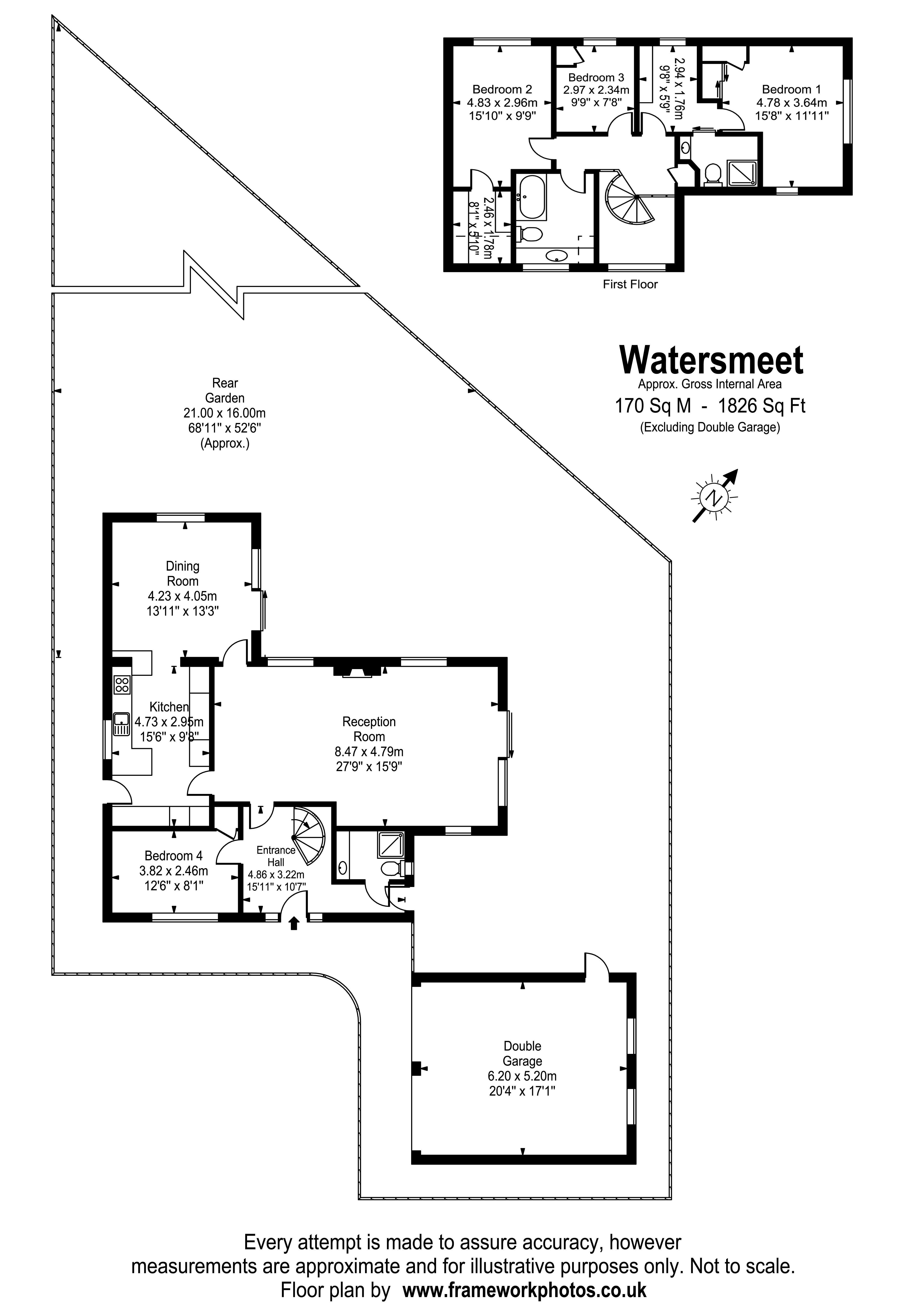 Floorplans For Molember Road, East Molesey
