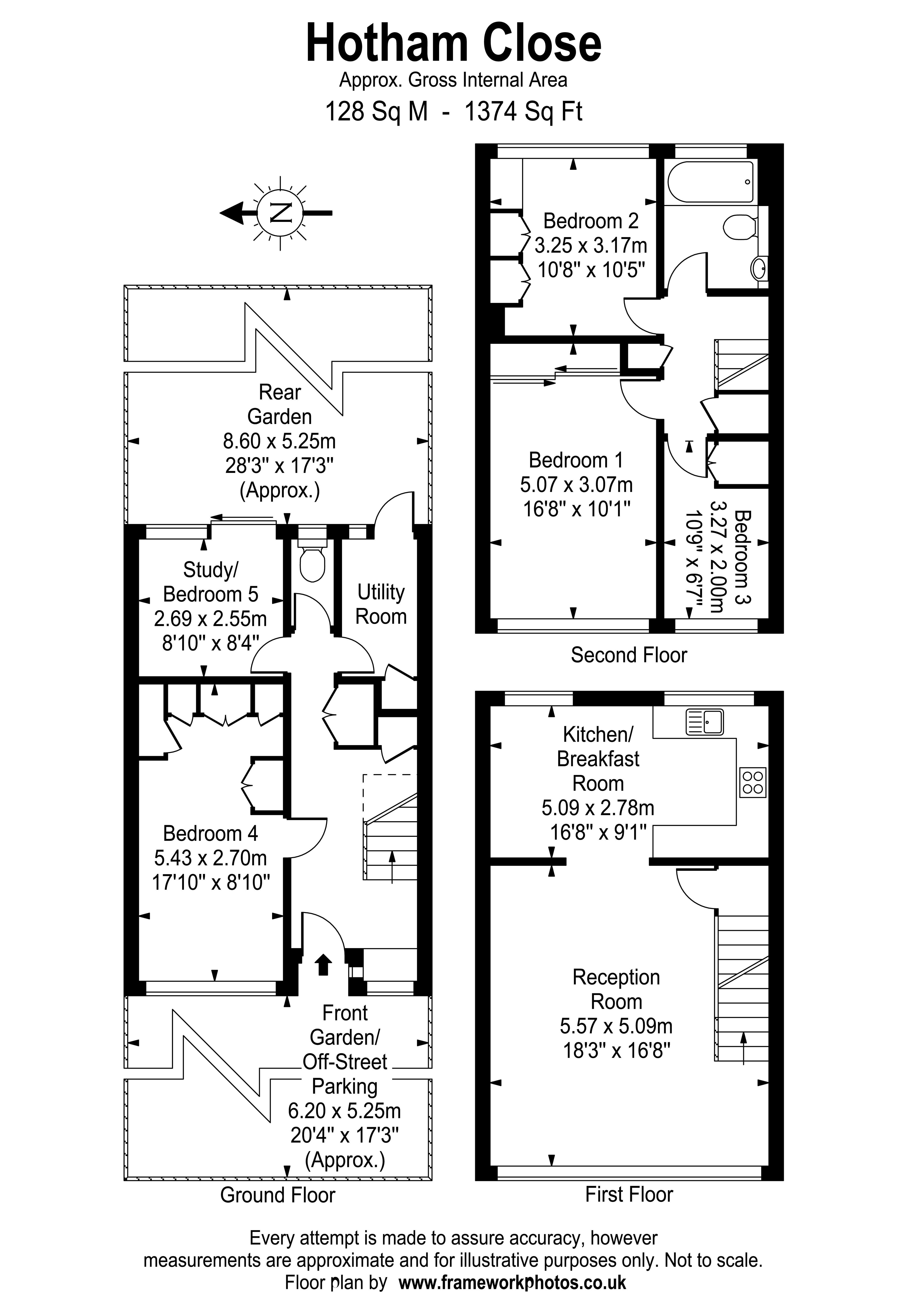 Floorplans For Hotham Close, Hurst Park, West Molesey