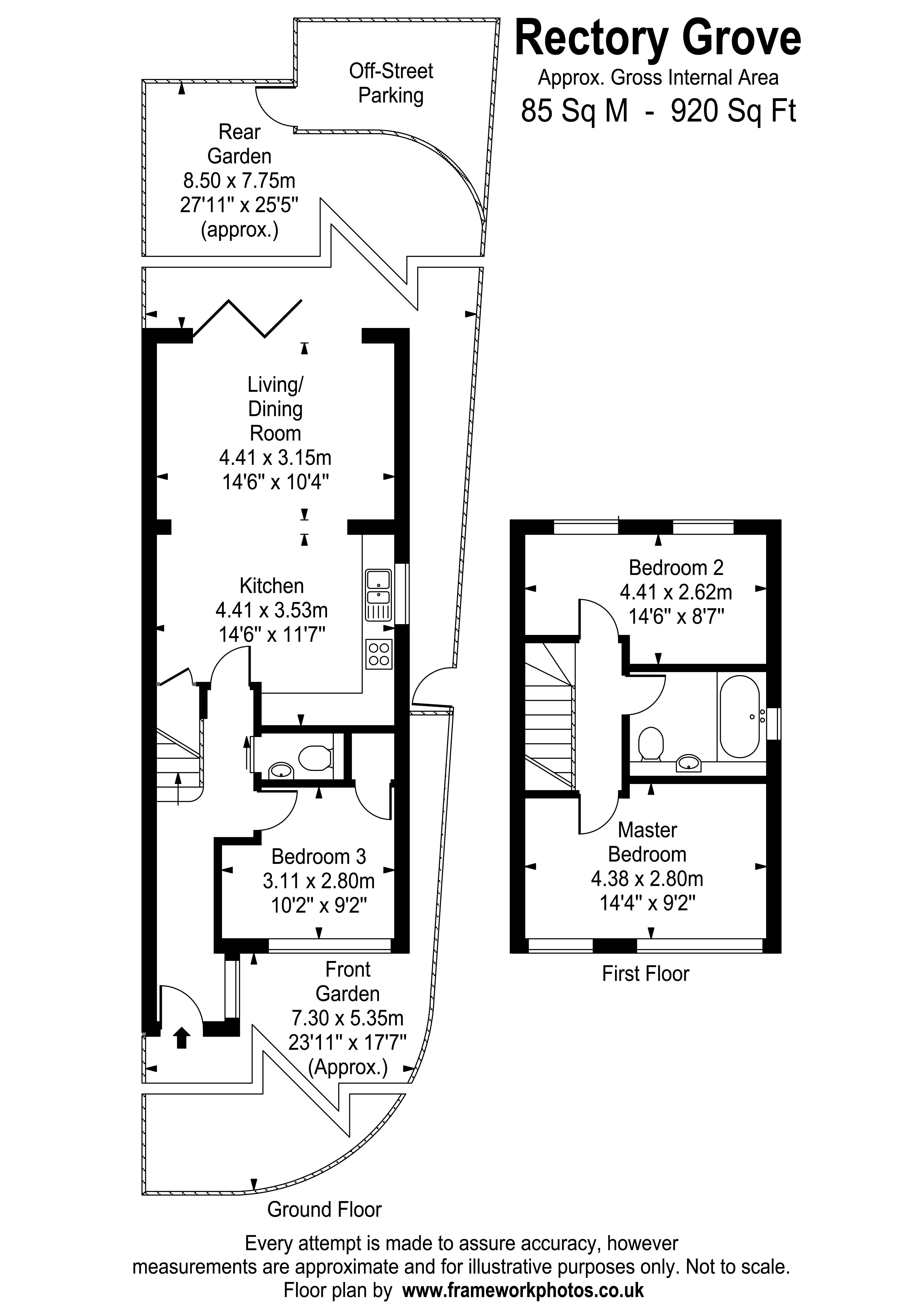 Floorplans For Rectory Grove, Hampton