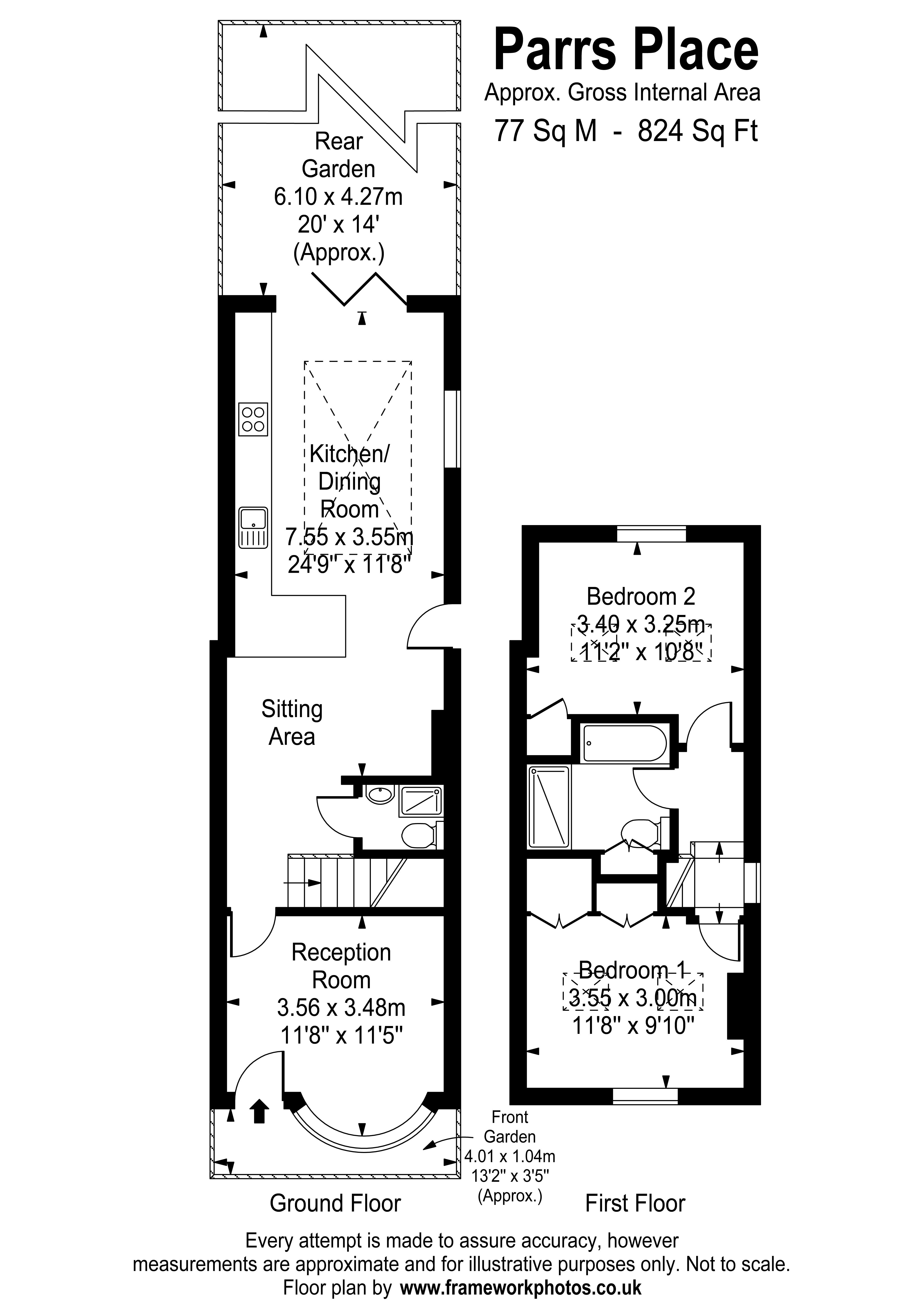 Floorplans For Parrs Place, Hampton