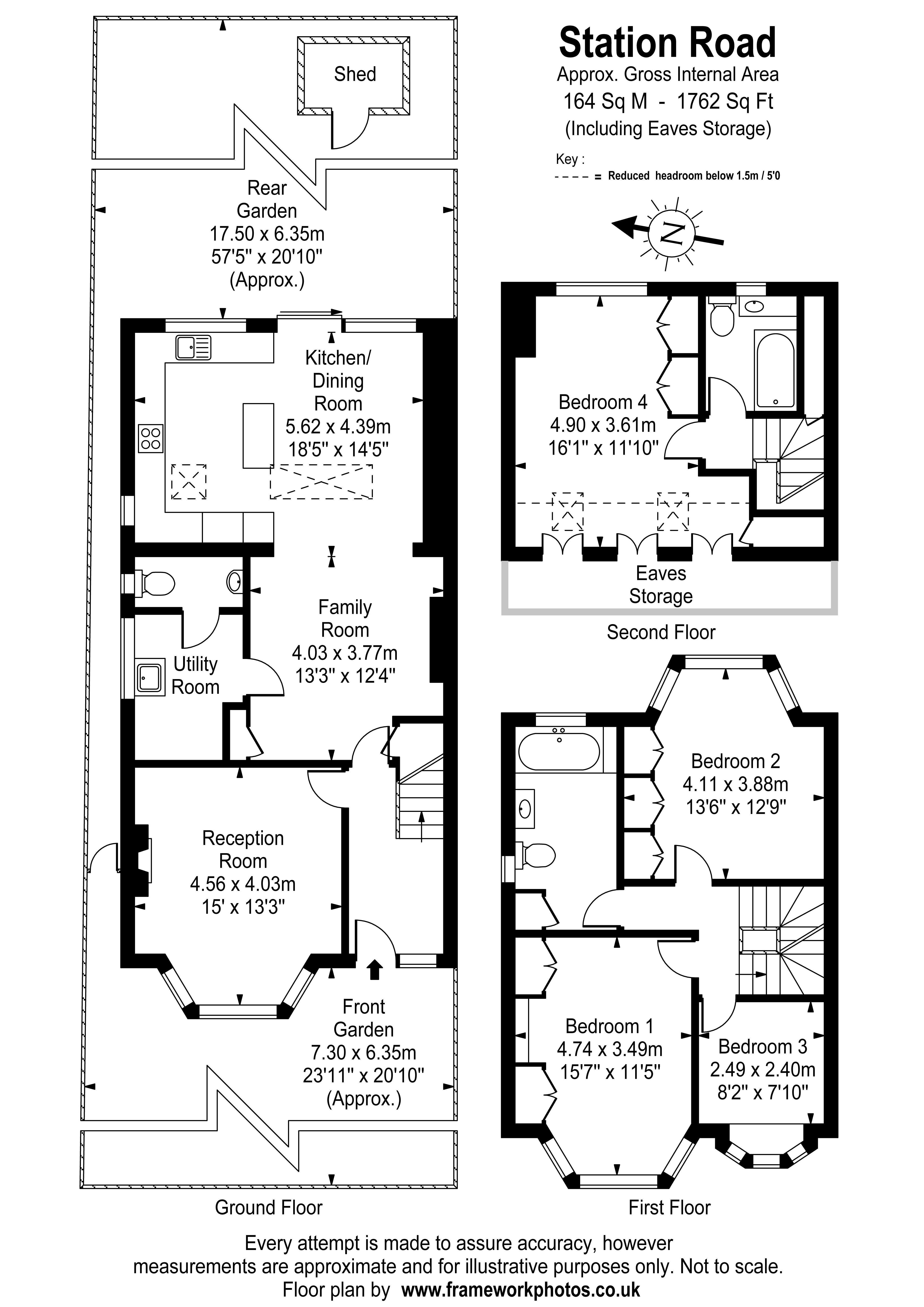 Floorplans For Station Road, Teddington