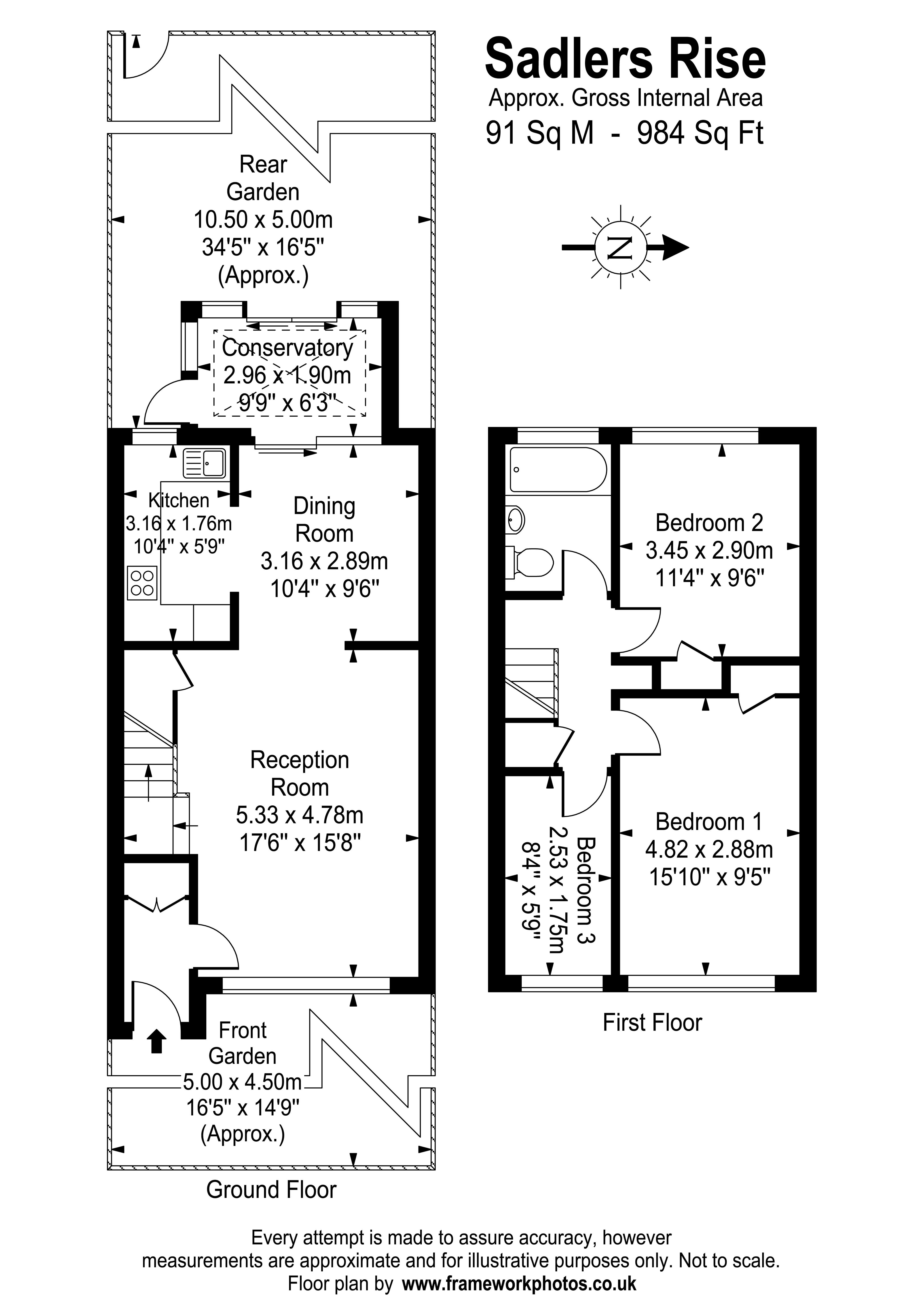 Floorplans For Sadlers Ride, West Molesey