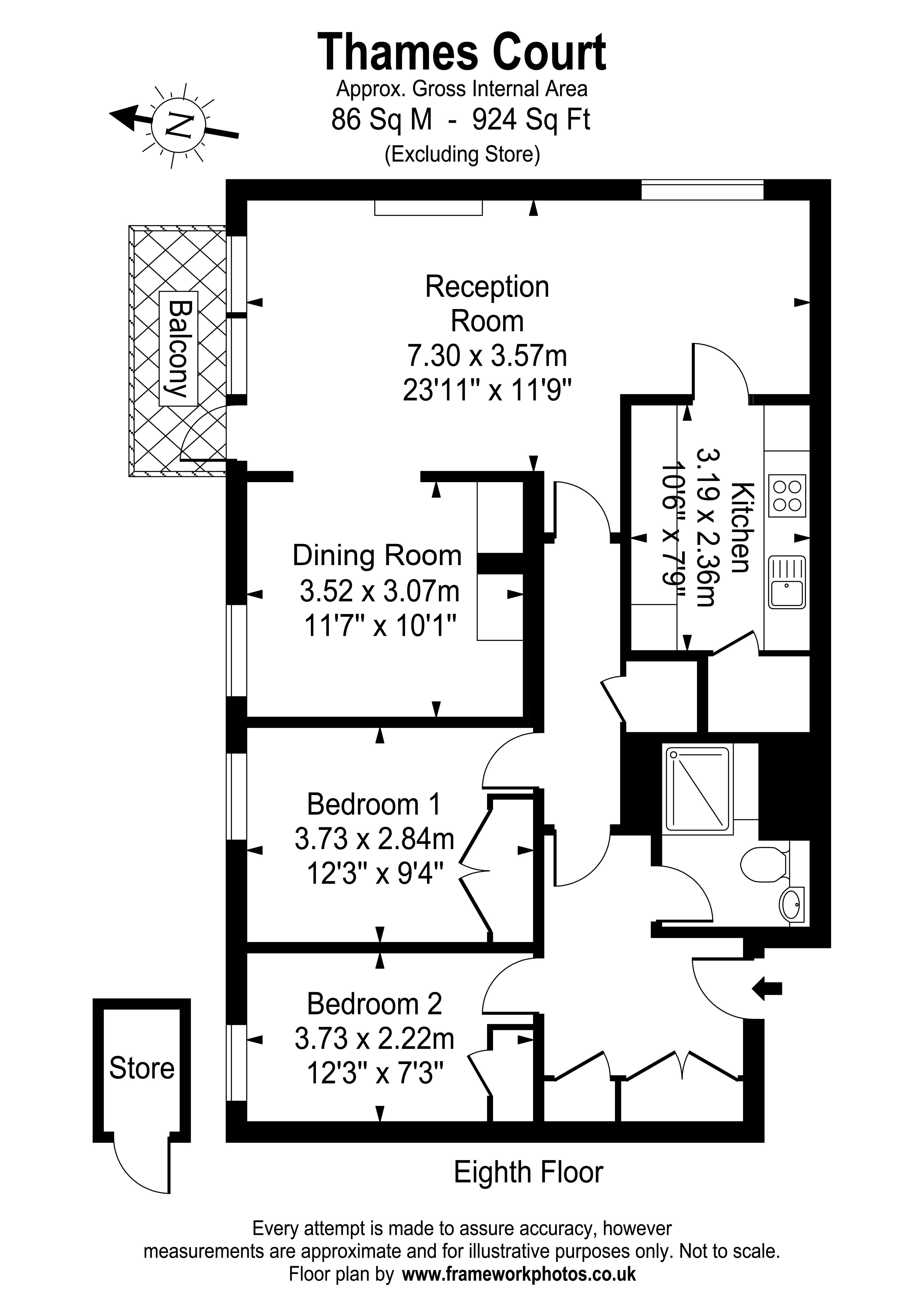 Floorplans For Victoria Avenue, West Molesey