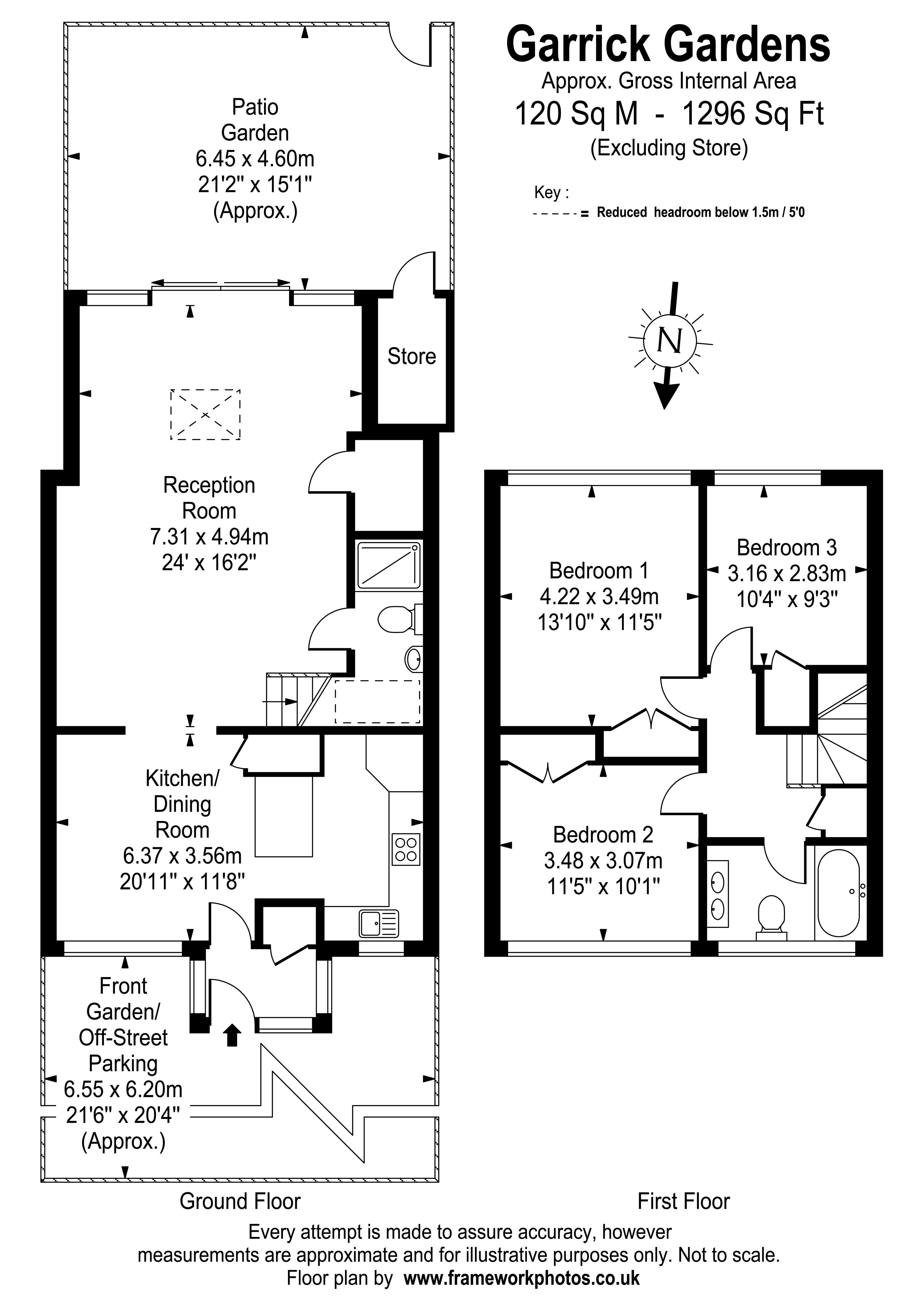 Floorplans For Garrick Gardens, Hurst Park, West Molesey Riverside