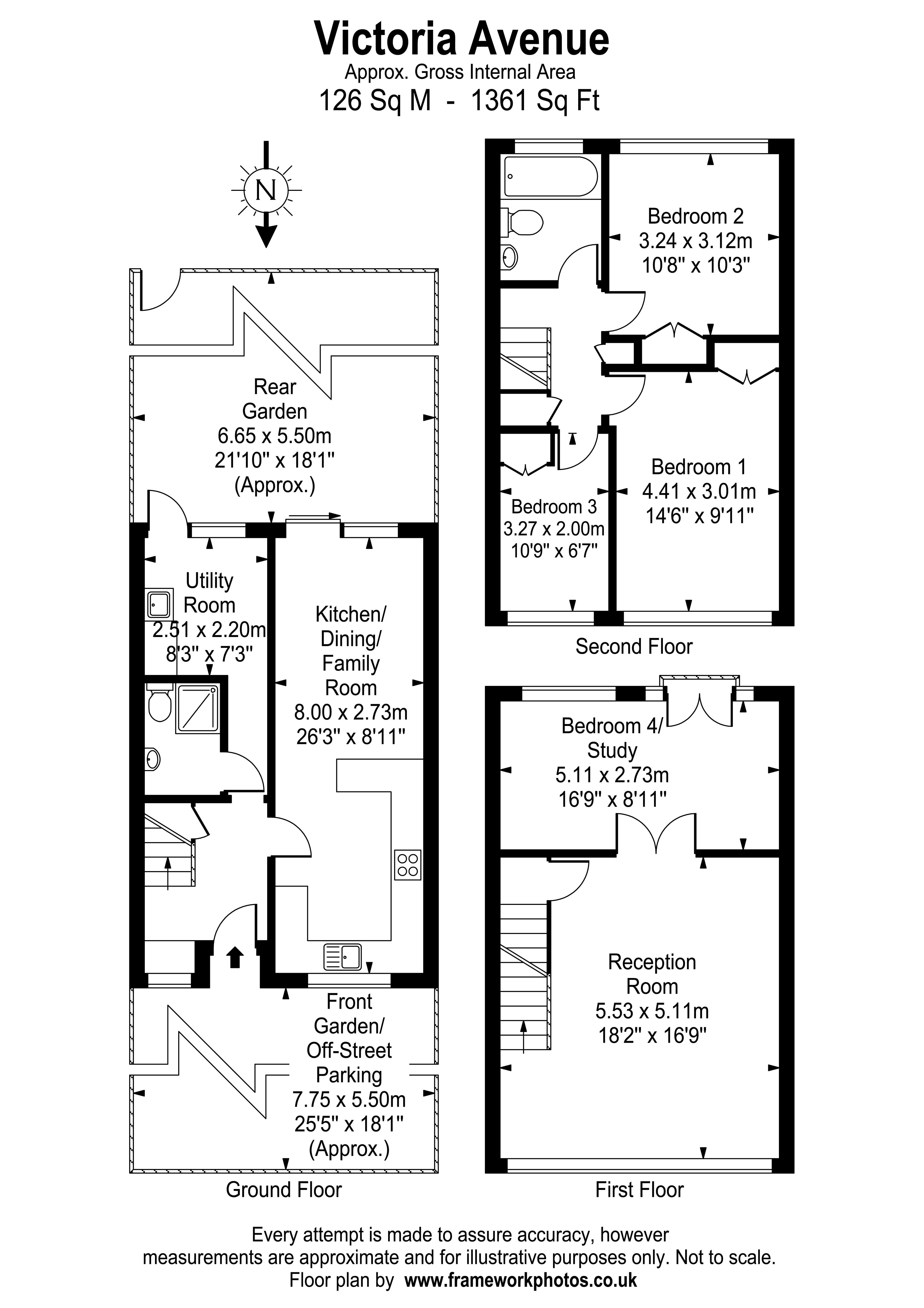 Floorplans For Victoria Avenue, Hurst Park, West Molesey Riverside