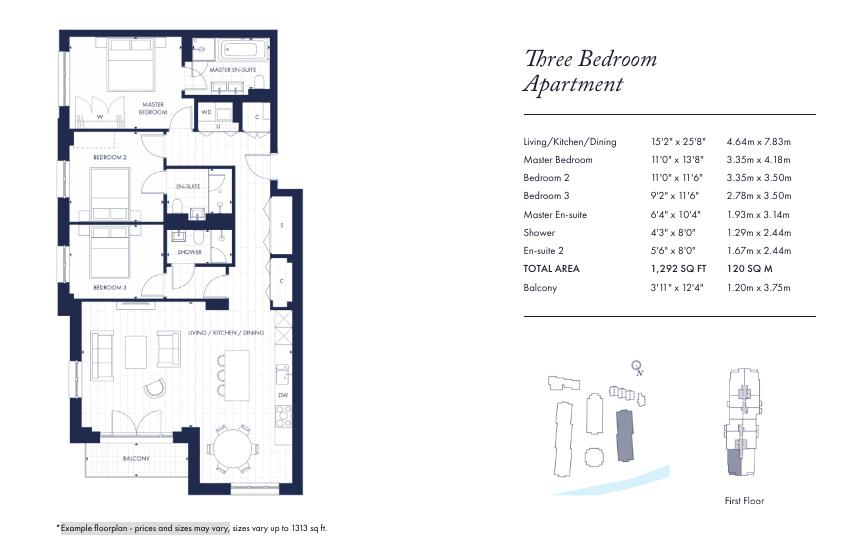 Floorplans For Teddington Riverside