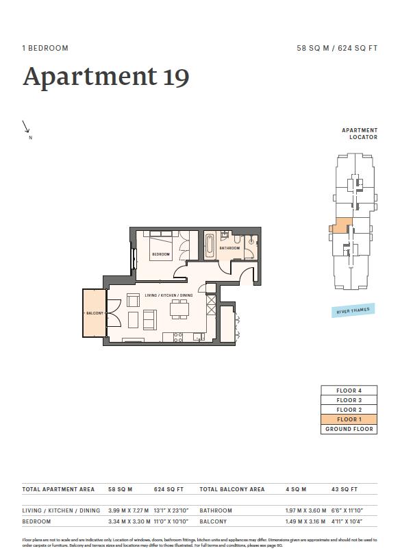 Floorplans For Teddington Riverside