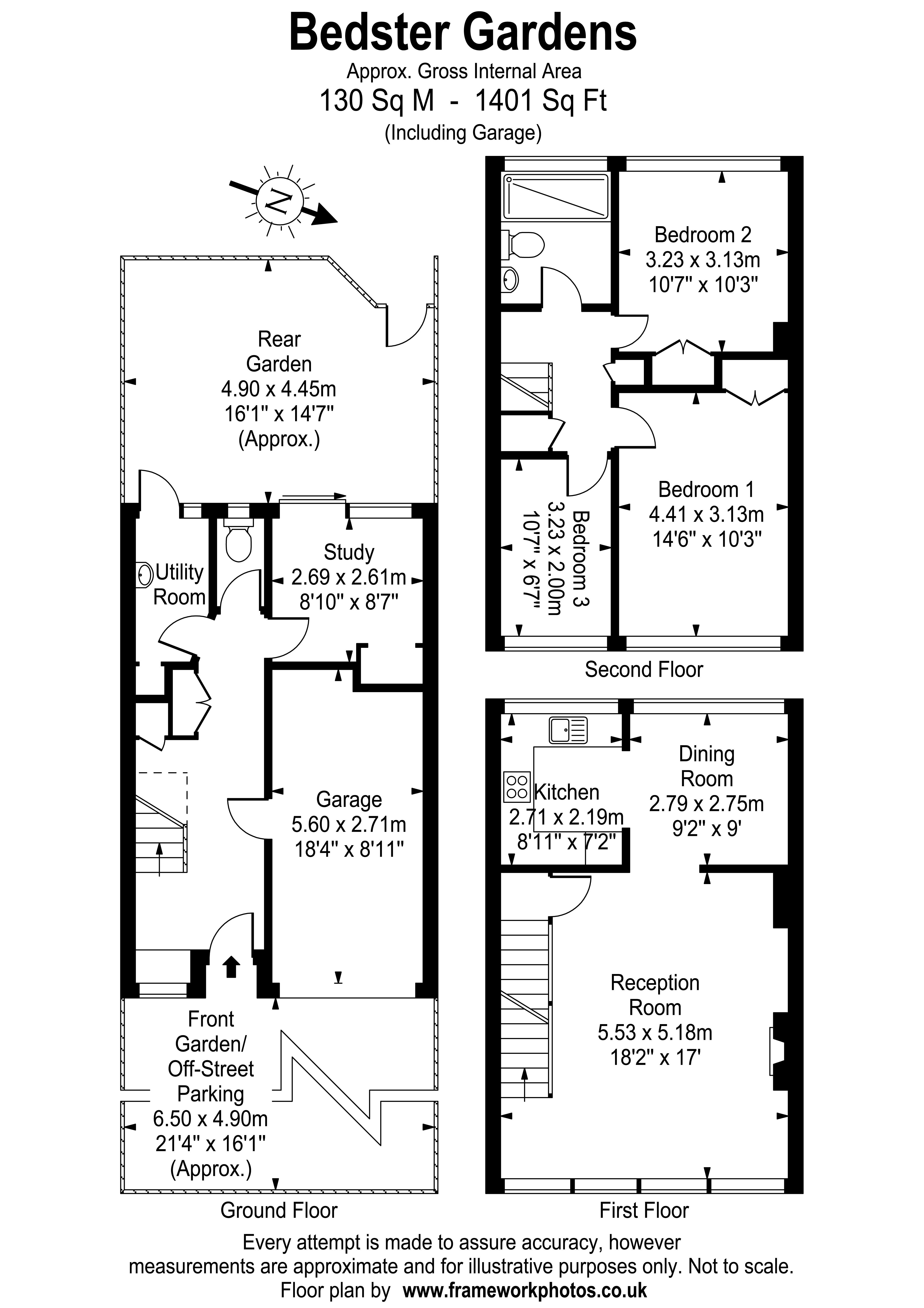 Floorplans For Bedster Gardens, Hurst Park