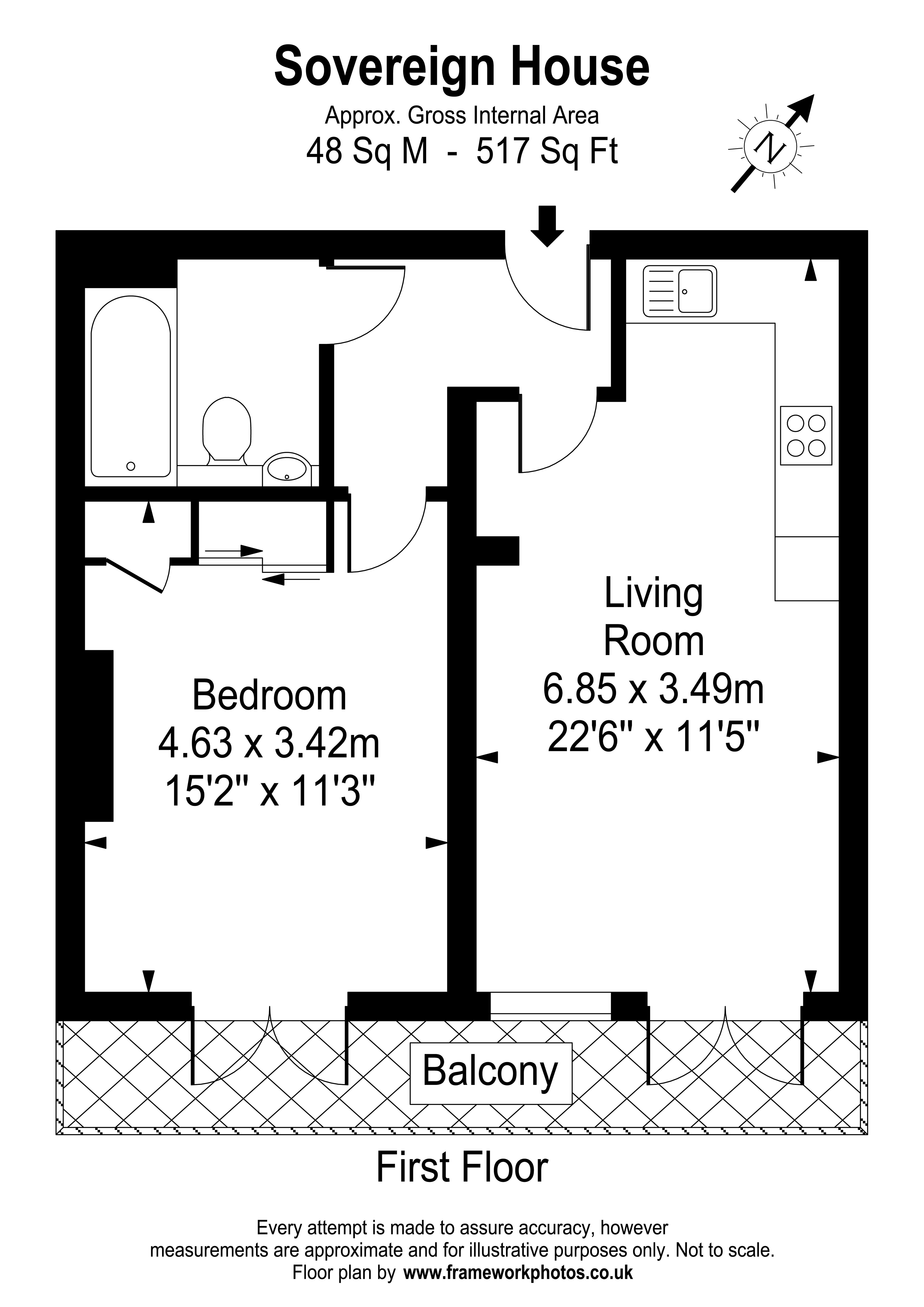 Floorplans For Bridge Road, East Molesey