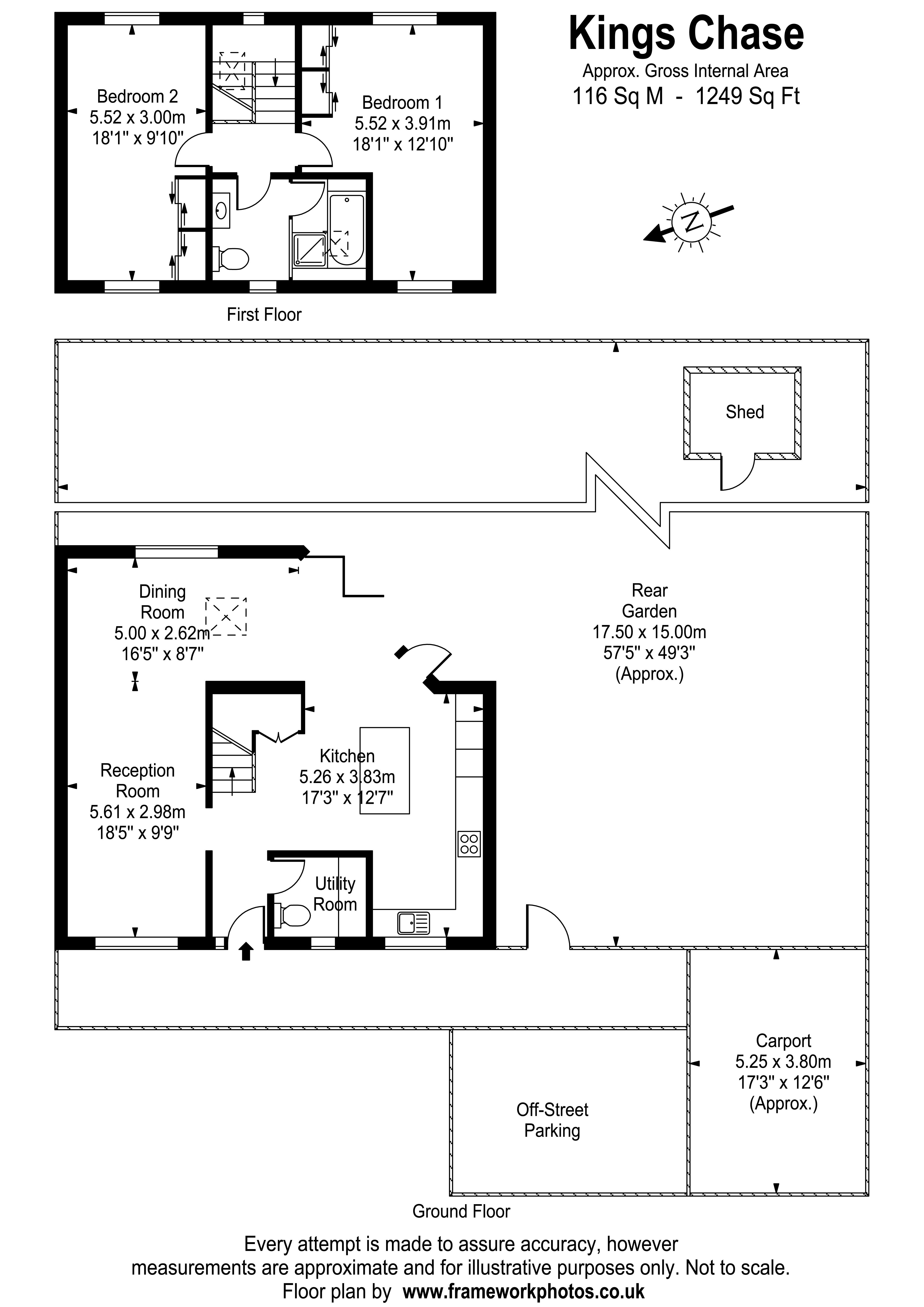 Floorplans For Kings Chase, East Molesey