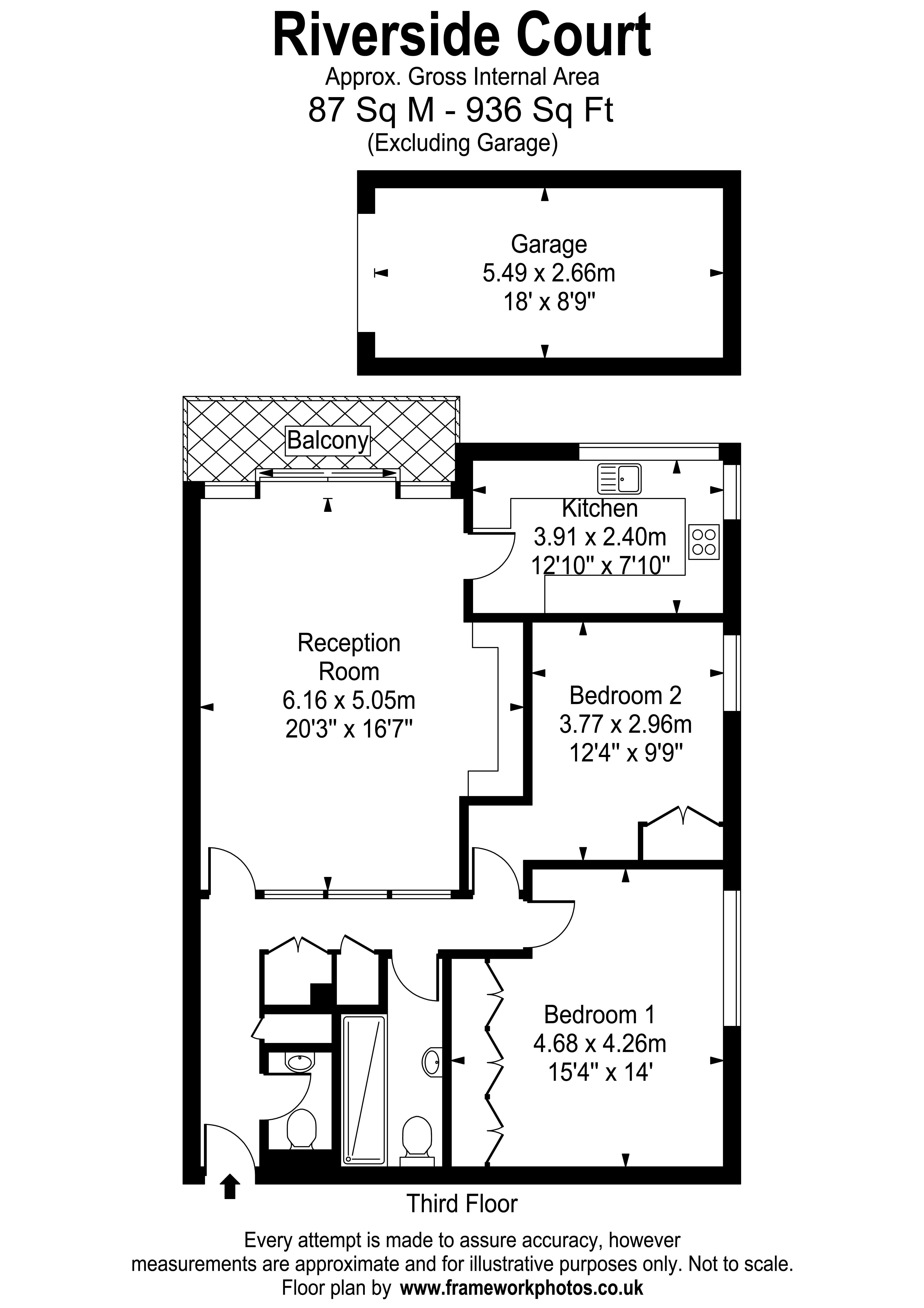 Floorplans For River Reach, Teddington