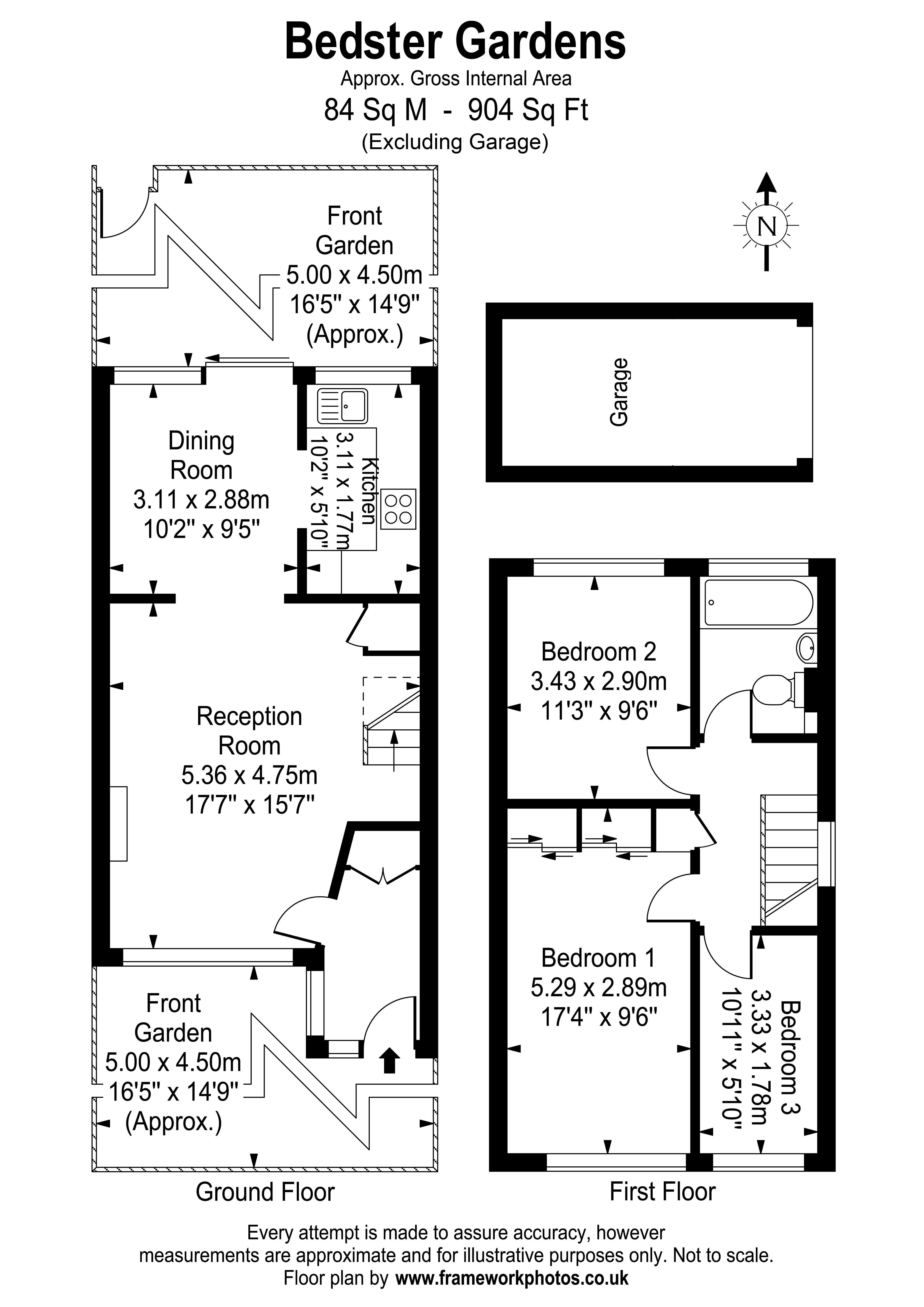 Floorplans For Bedster Gardens, Hurst Park