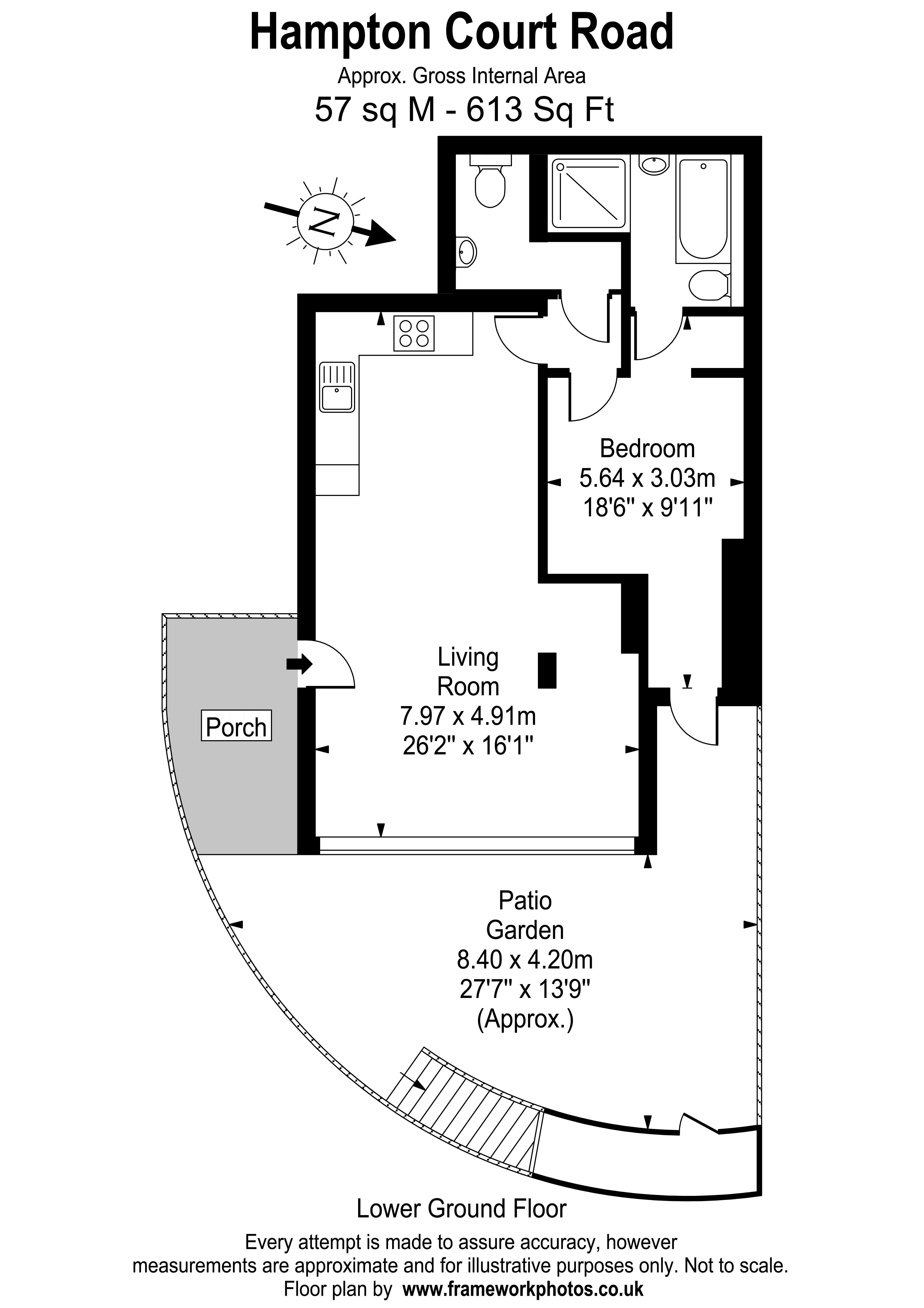 Floorplans For Hampton Court Road, East Molesey