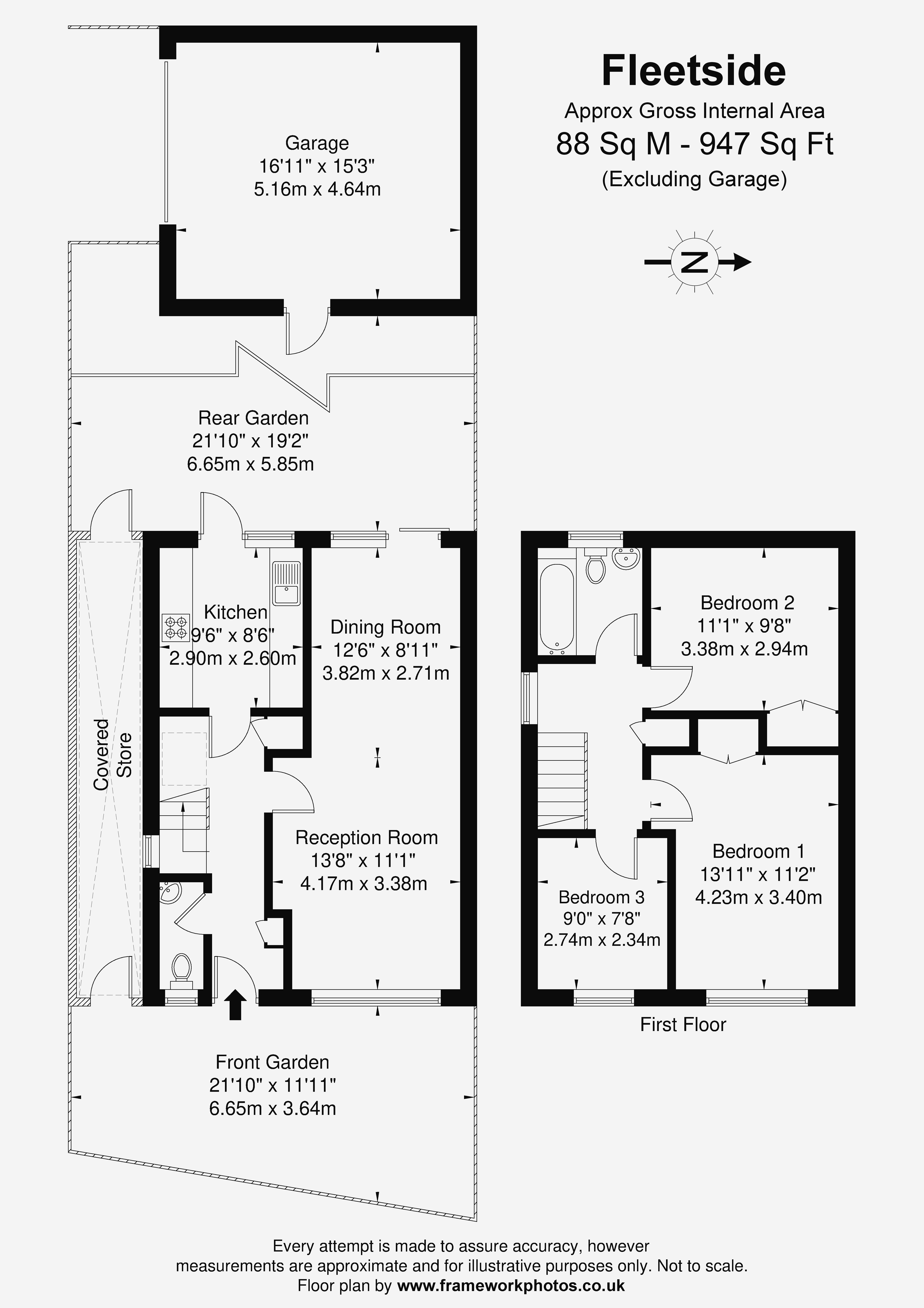 Floorplans For Fleetside, West Molesey