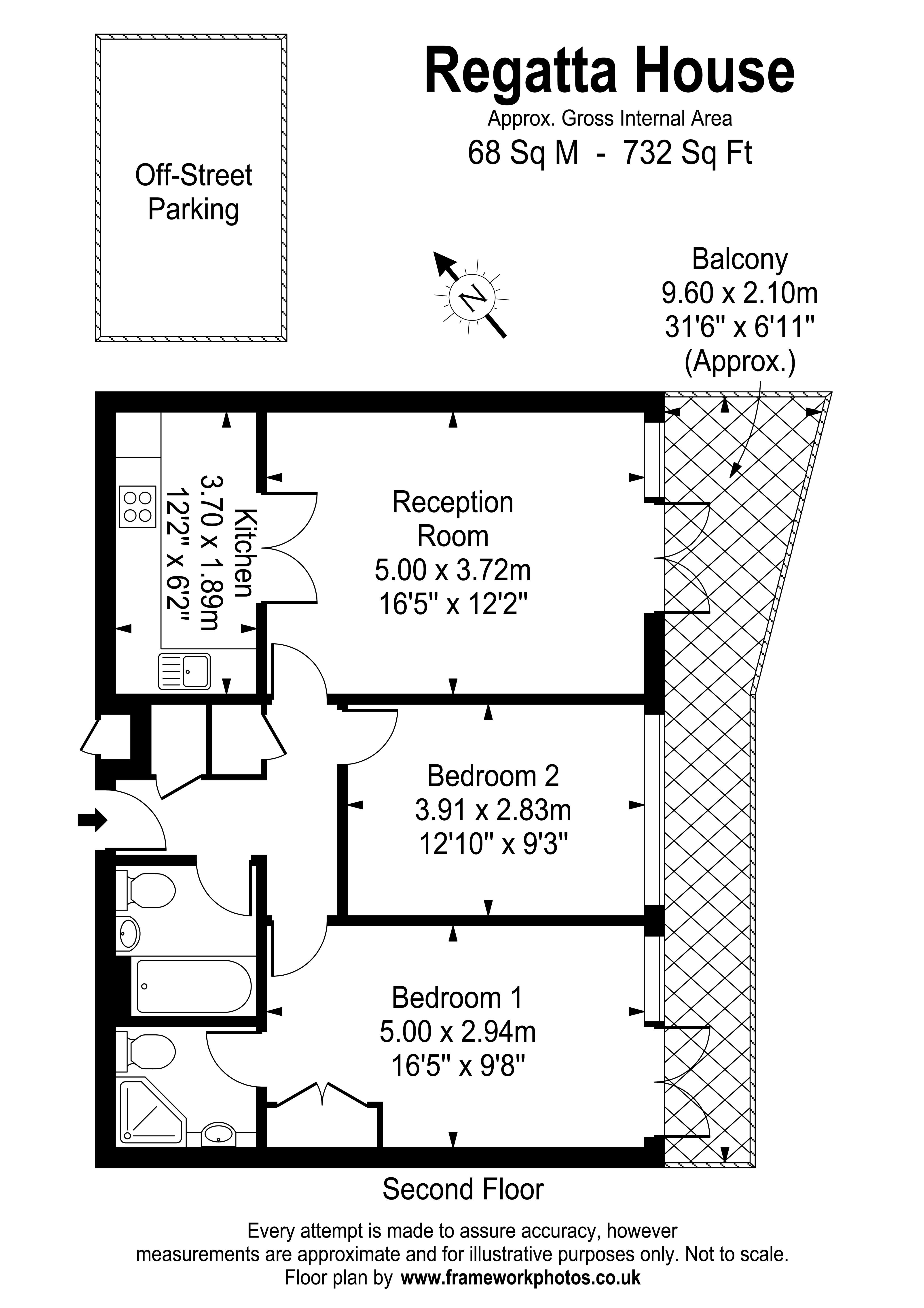 Floorplans For Regatta House, The Wharf, Teddington