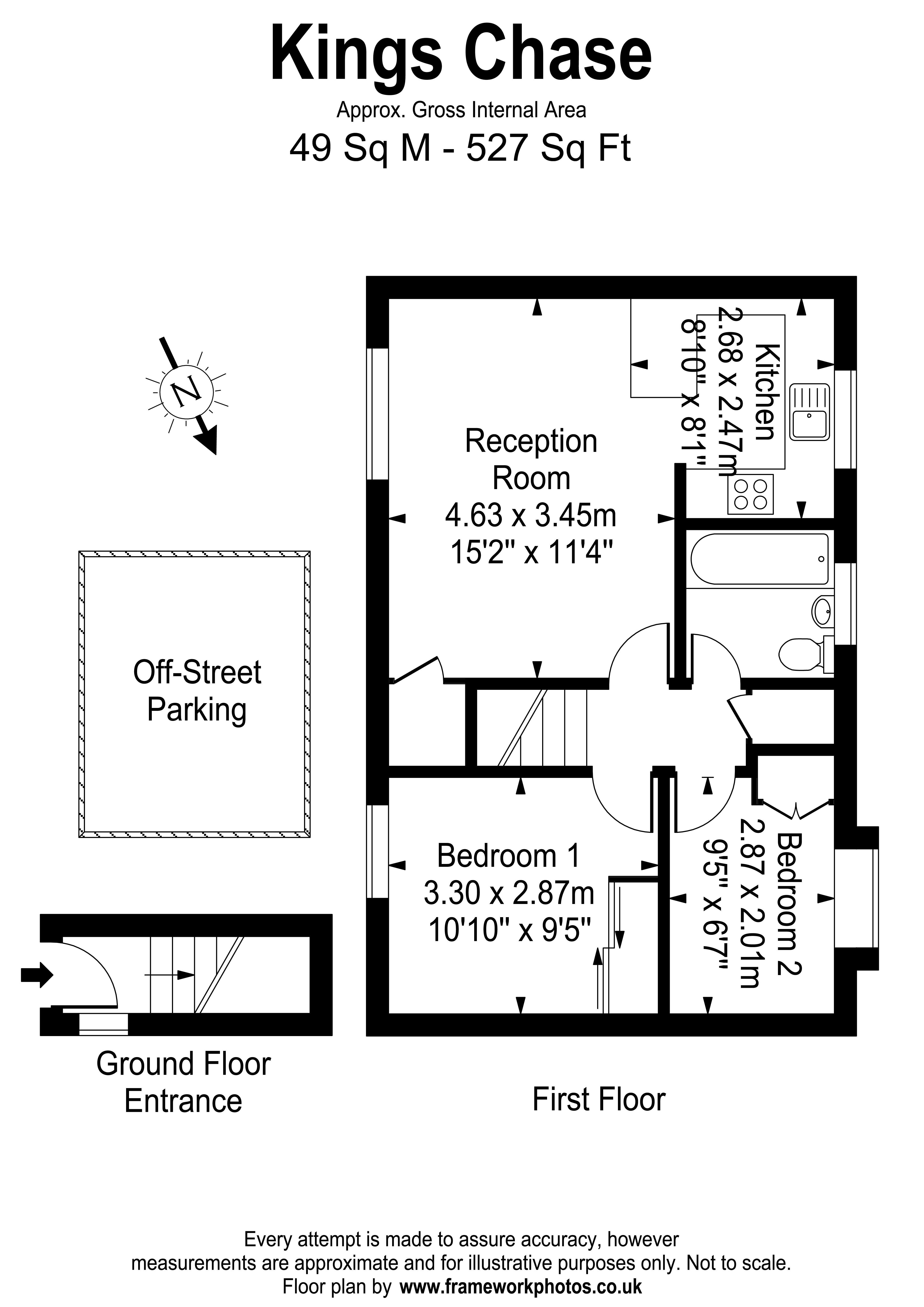 Floorplans For Kings Chase, East Molesey
