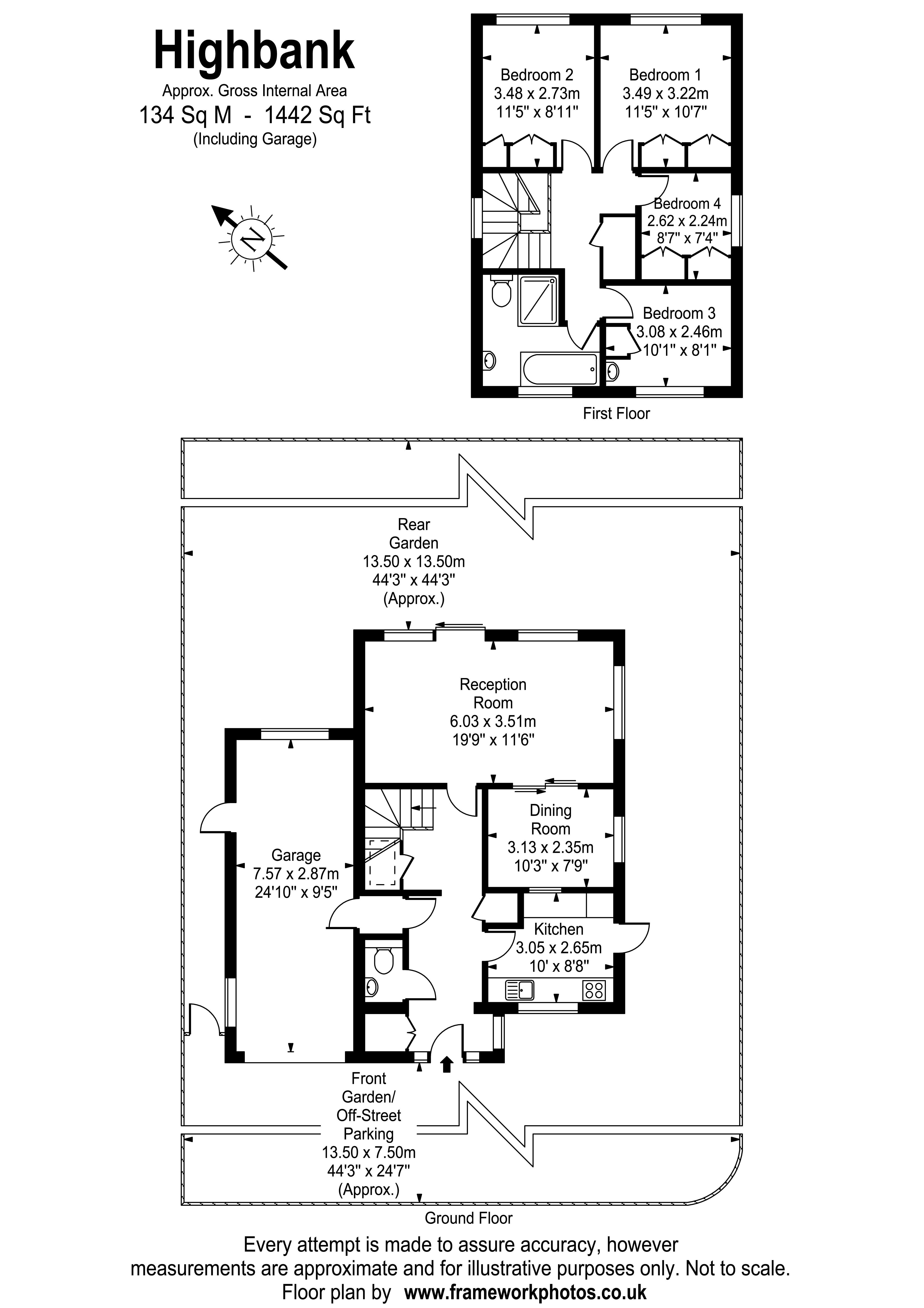 Floorplans For Molember Road, East Molesey