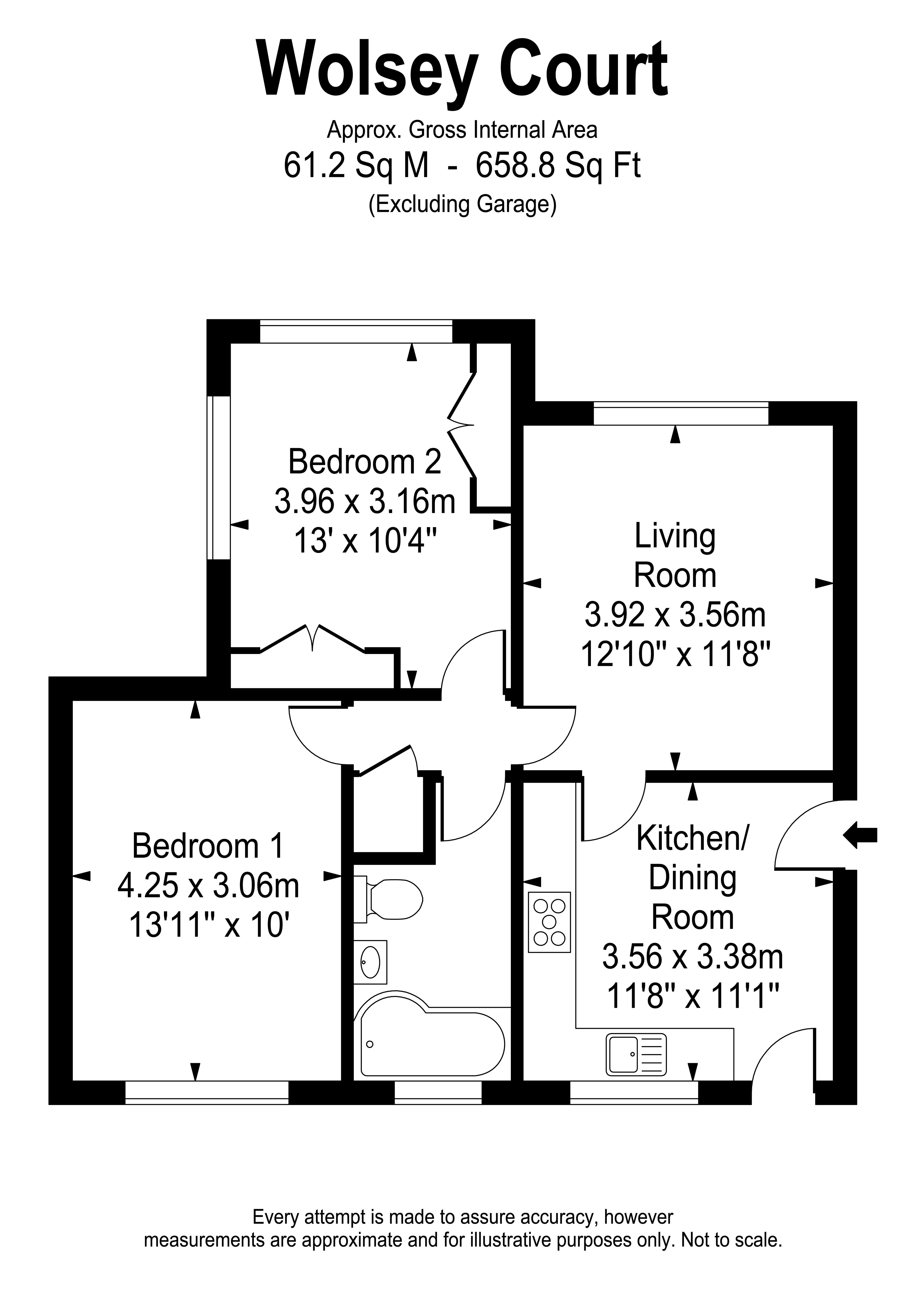 Floorplans For Bridge Road, East Molesey