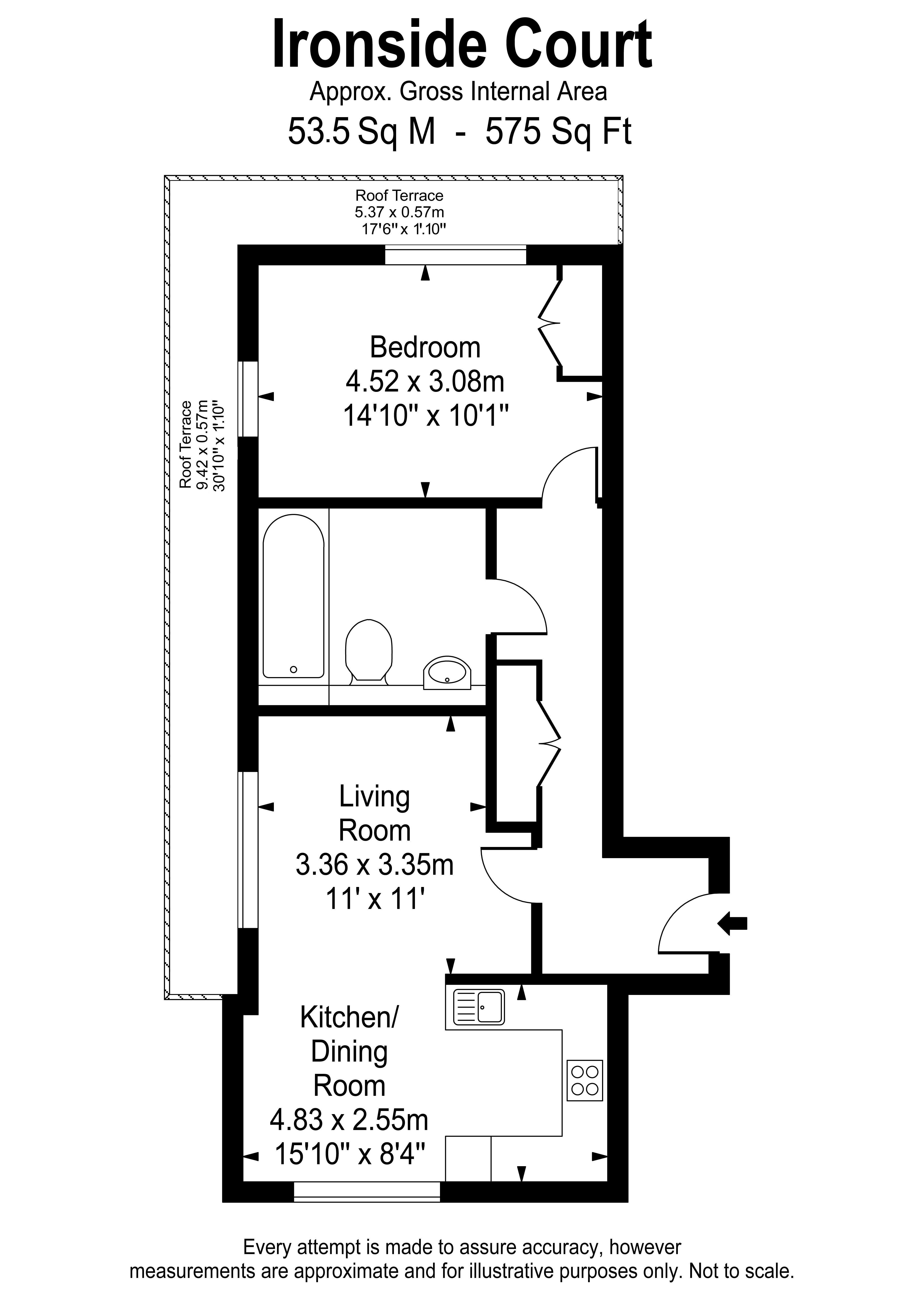 Floorplans For Ironside Court, Teddington