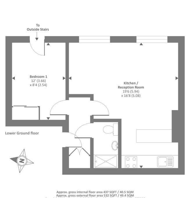 Floorplans For Rotary Court, Hampton Court Road, East Molesey