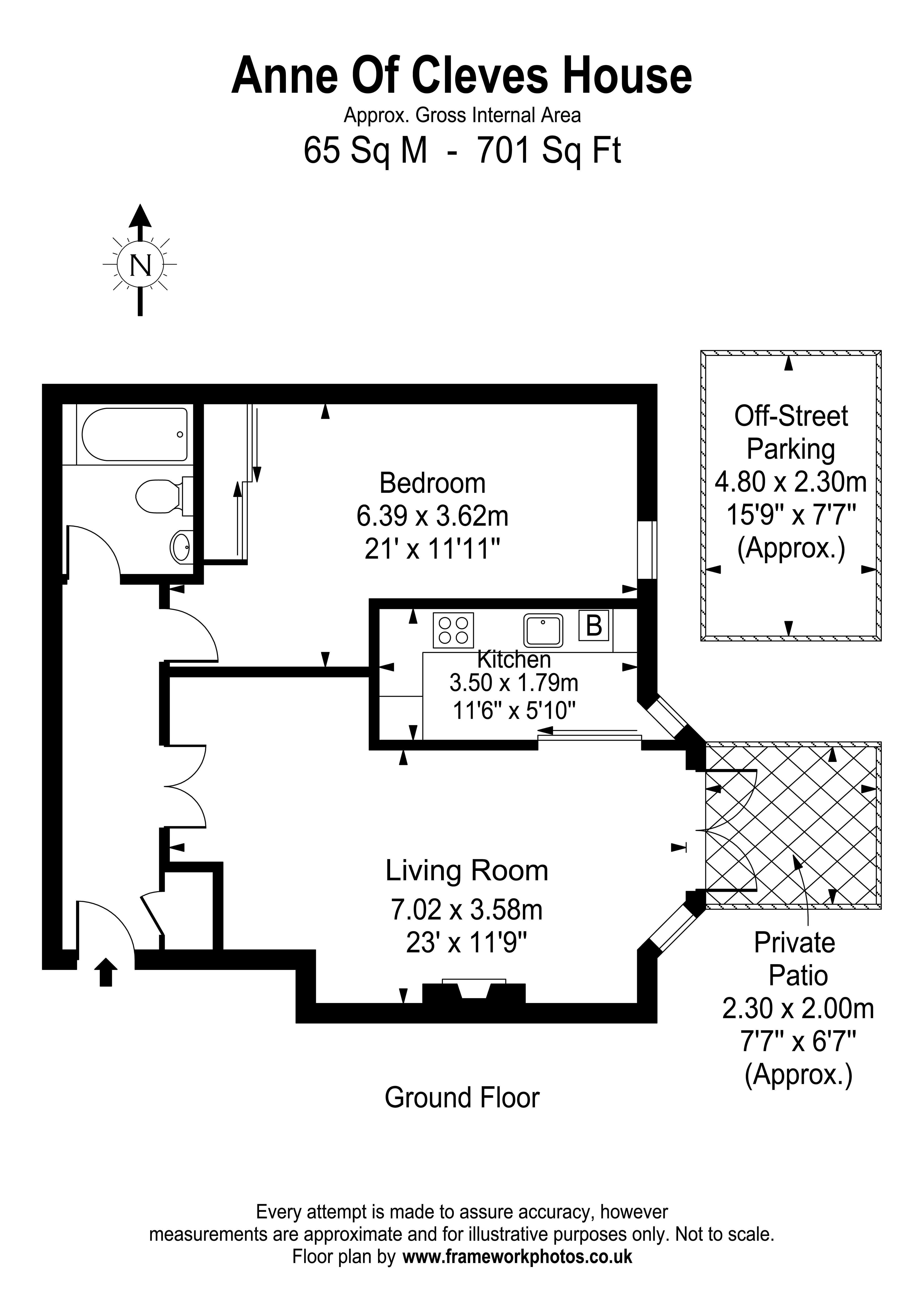 Floorplans For Anne of Cleves House, Queens Reach, East Molesey
