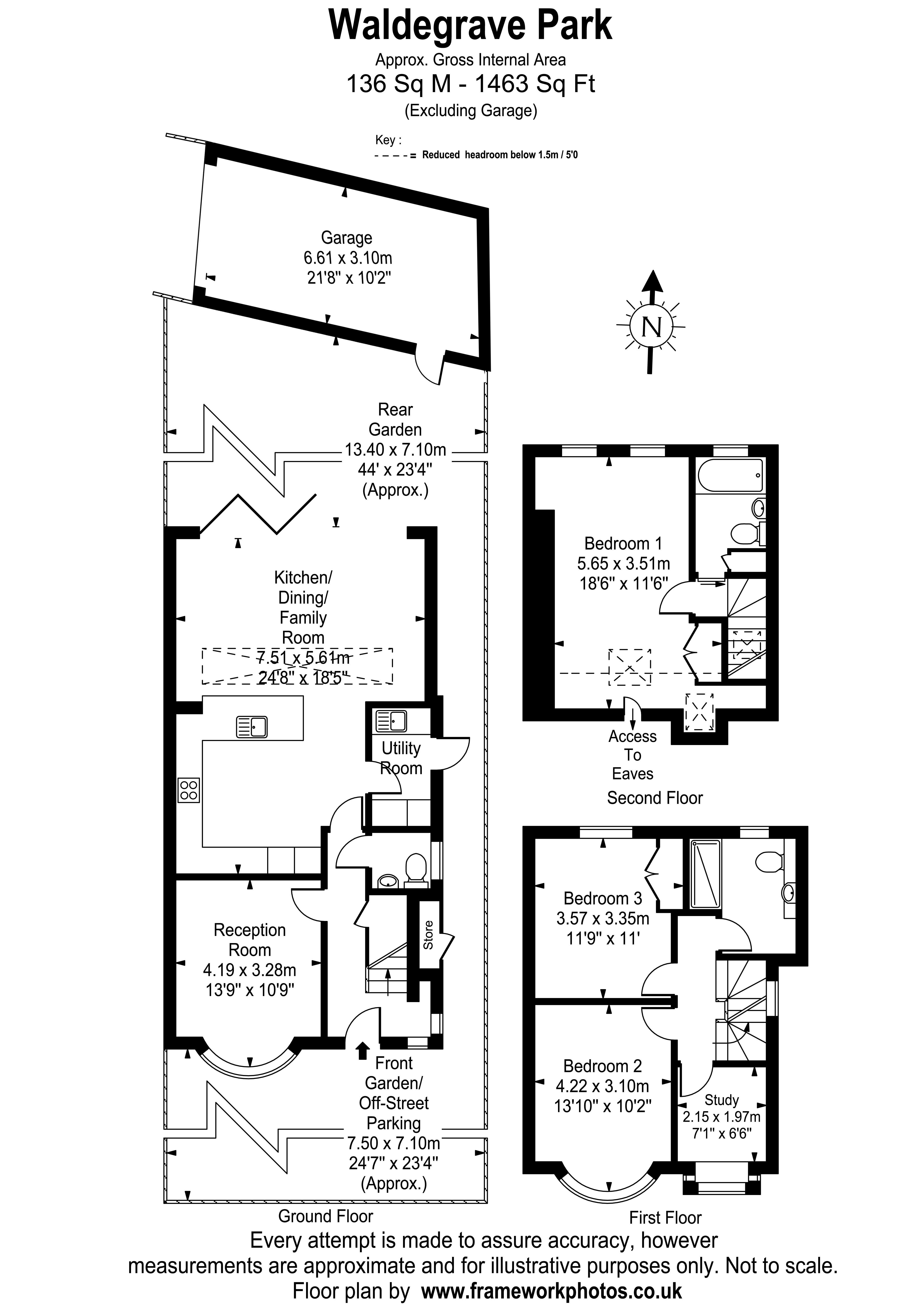 Floorplans For Waldegrave Park, Strawberry Hill