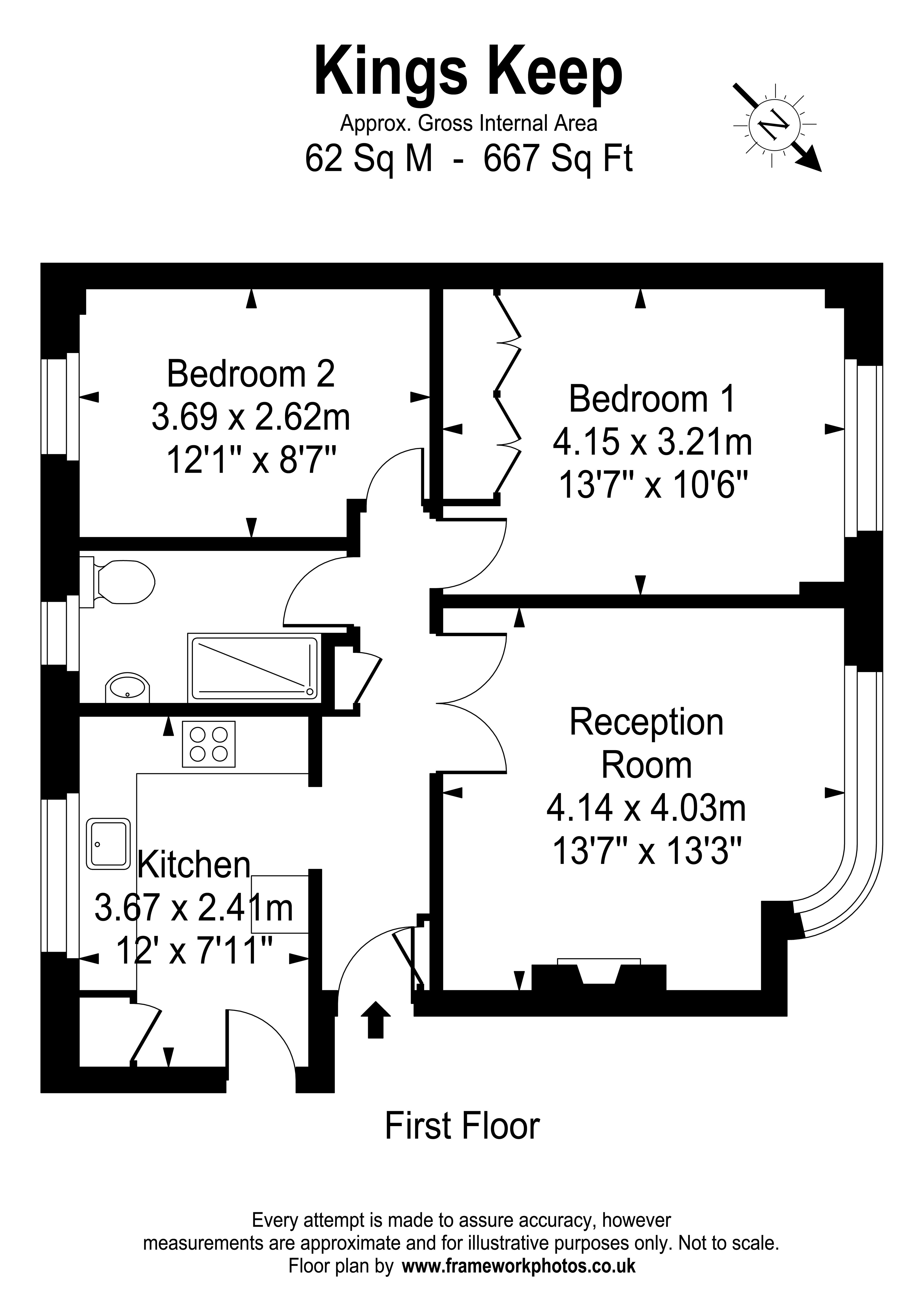 Floorplans For Kings Keep, Beaufort Road, Kingston Upon Thames
