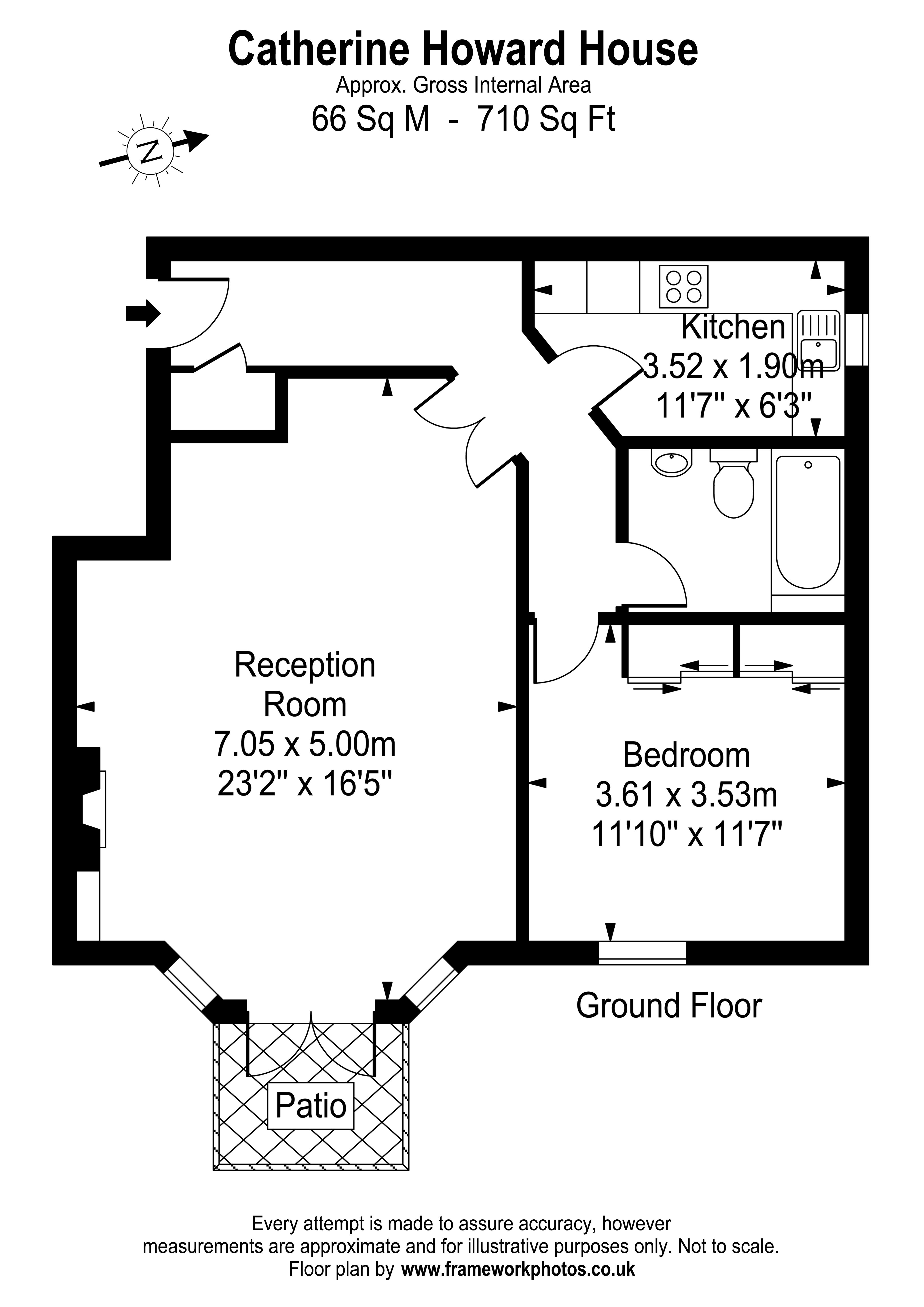 Floorplans For Queens Reach, East Molesey
