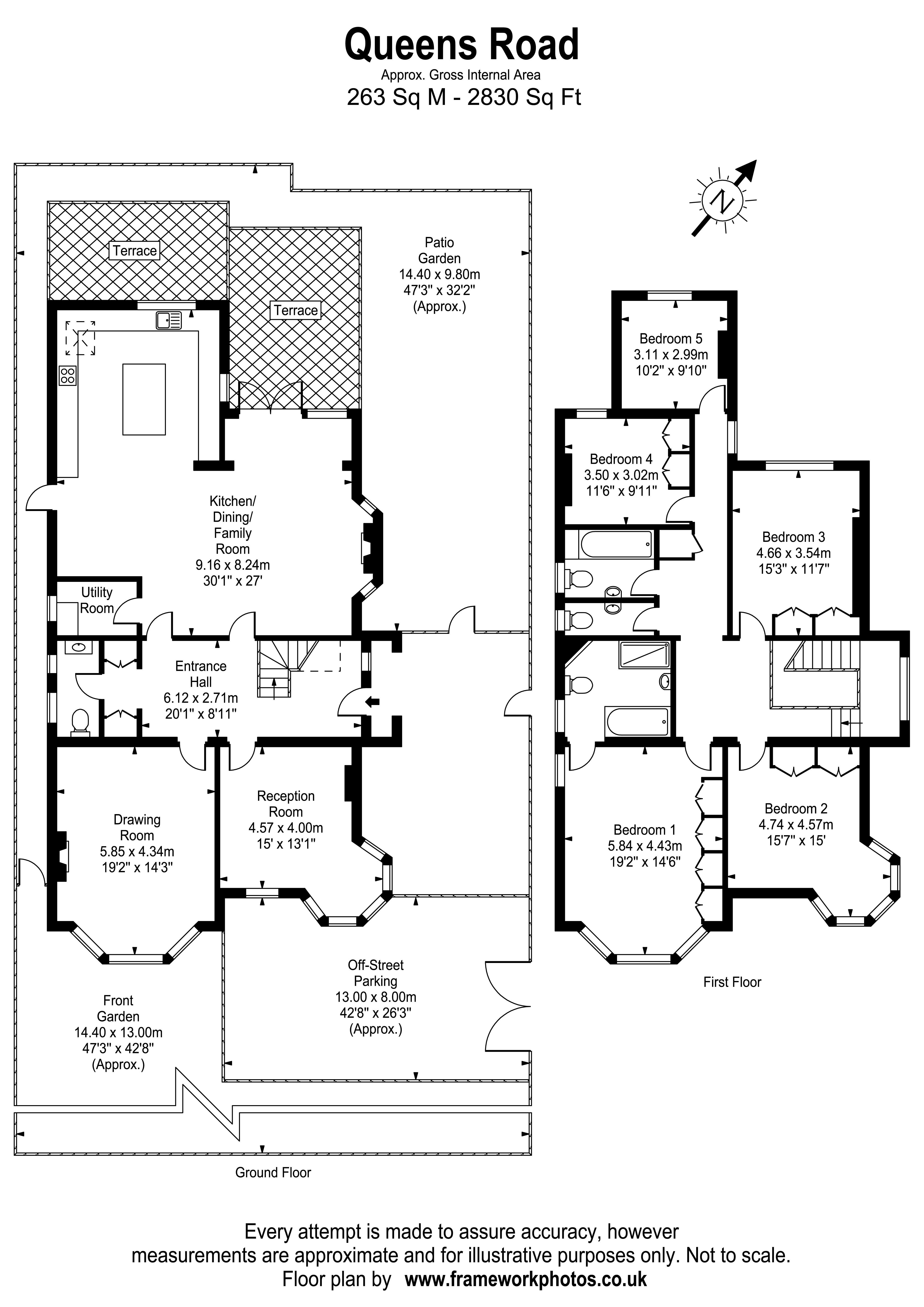 Floorplans For Queens Road, Richmond
