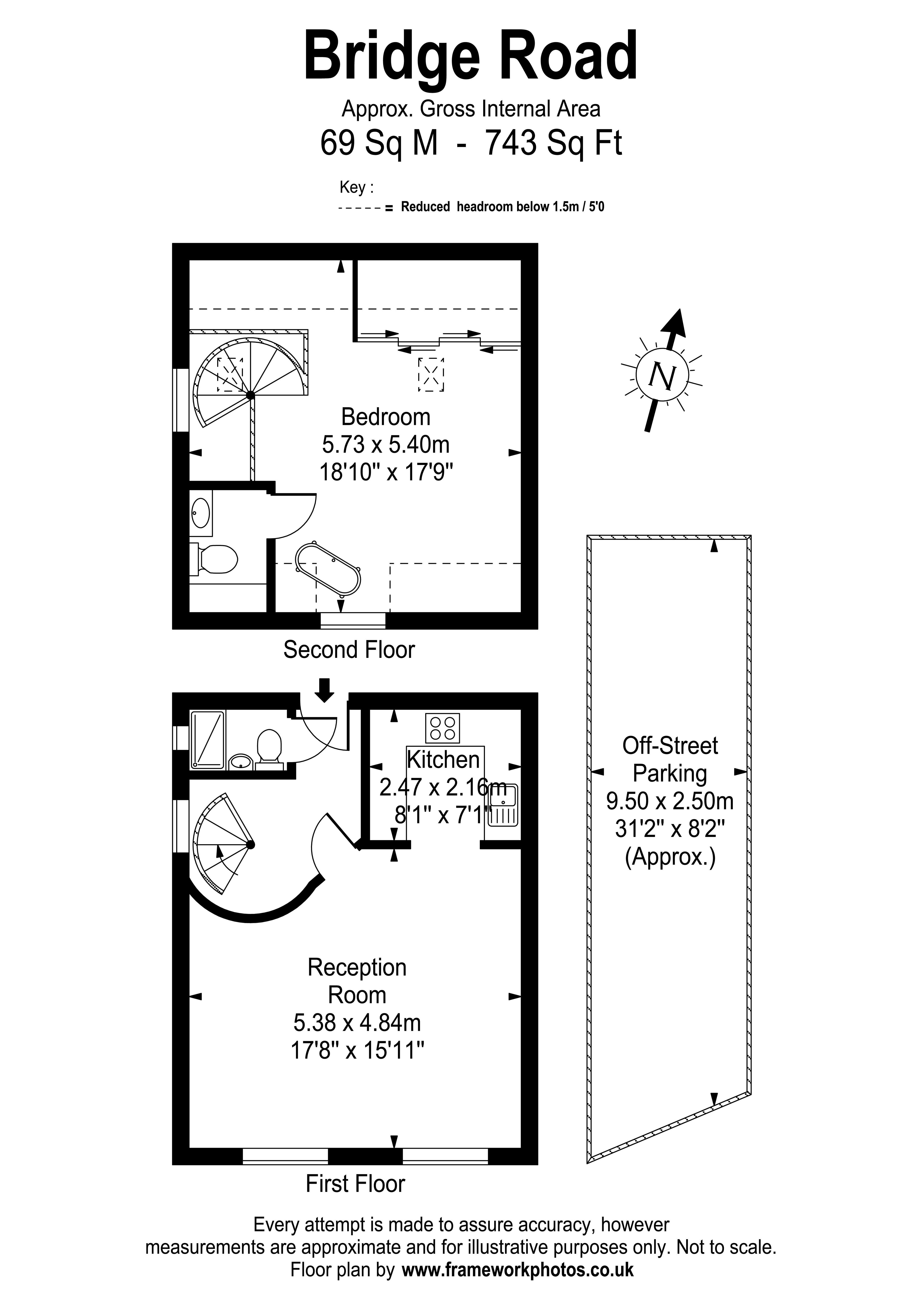 Floorplans For Bridge Road, East Molesey