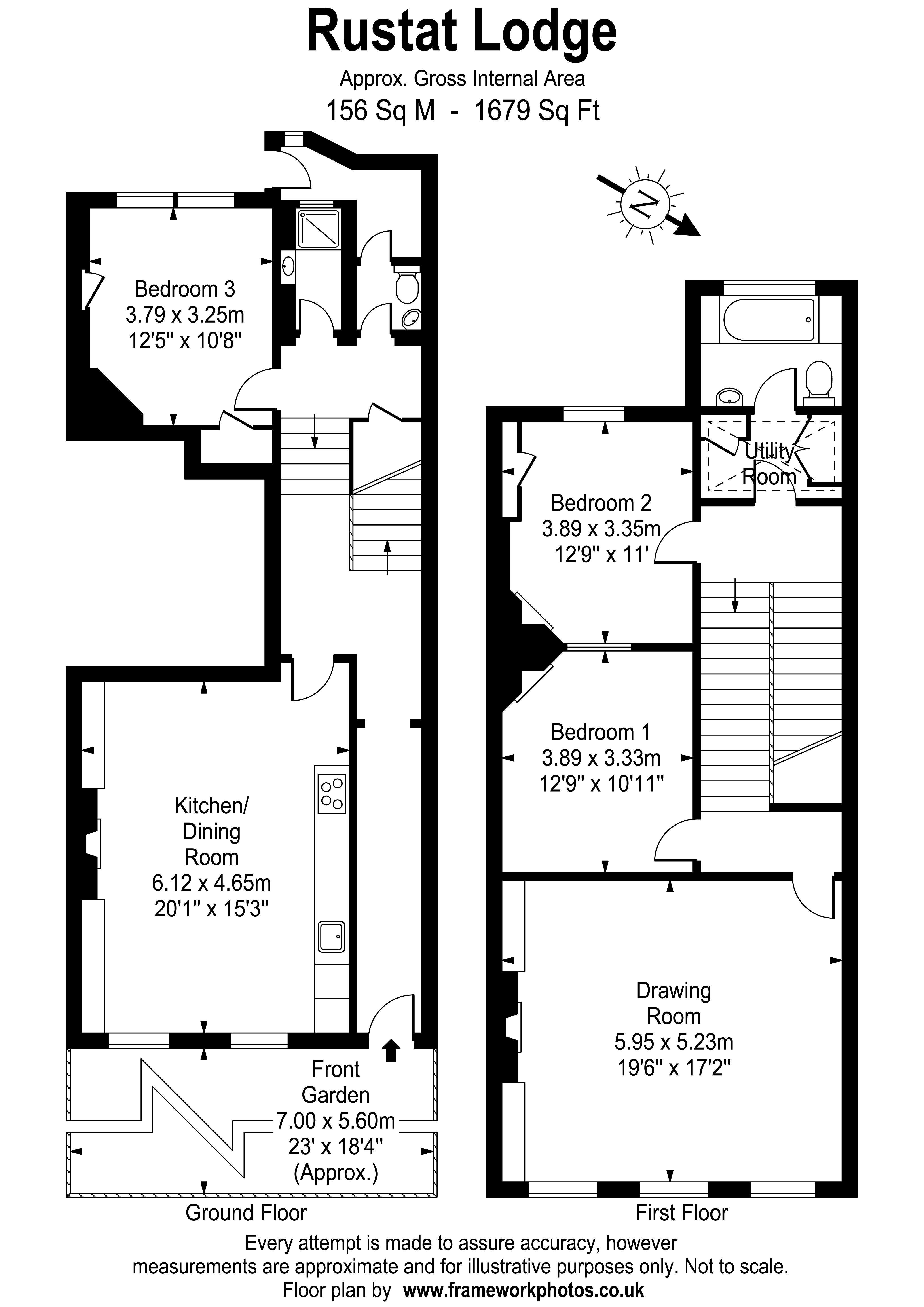 Floorplans For Hampton Court Road, East Molesey