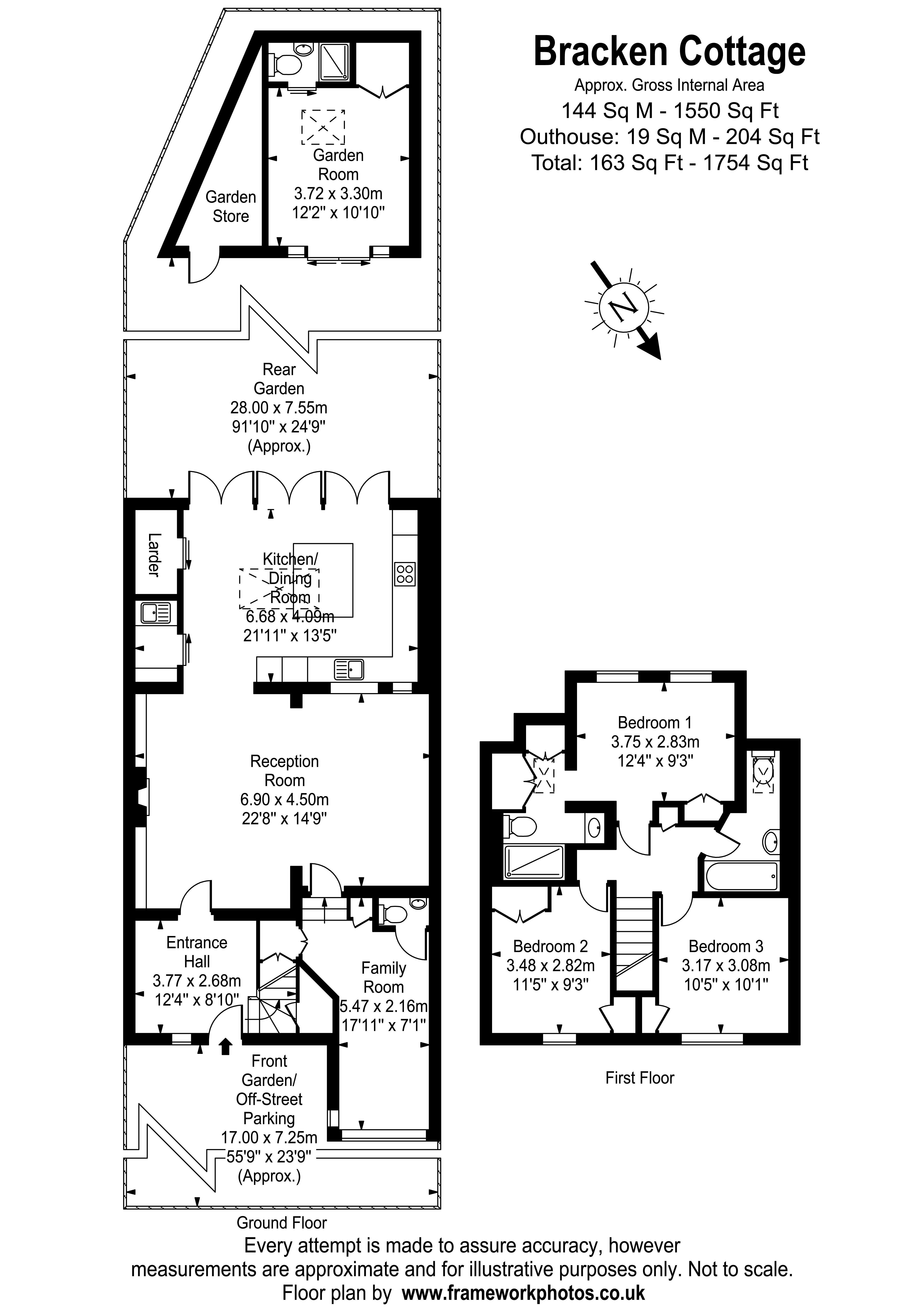 Floorplans For Palace Road, East Molesey