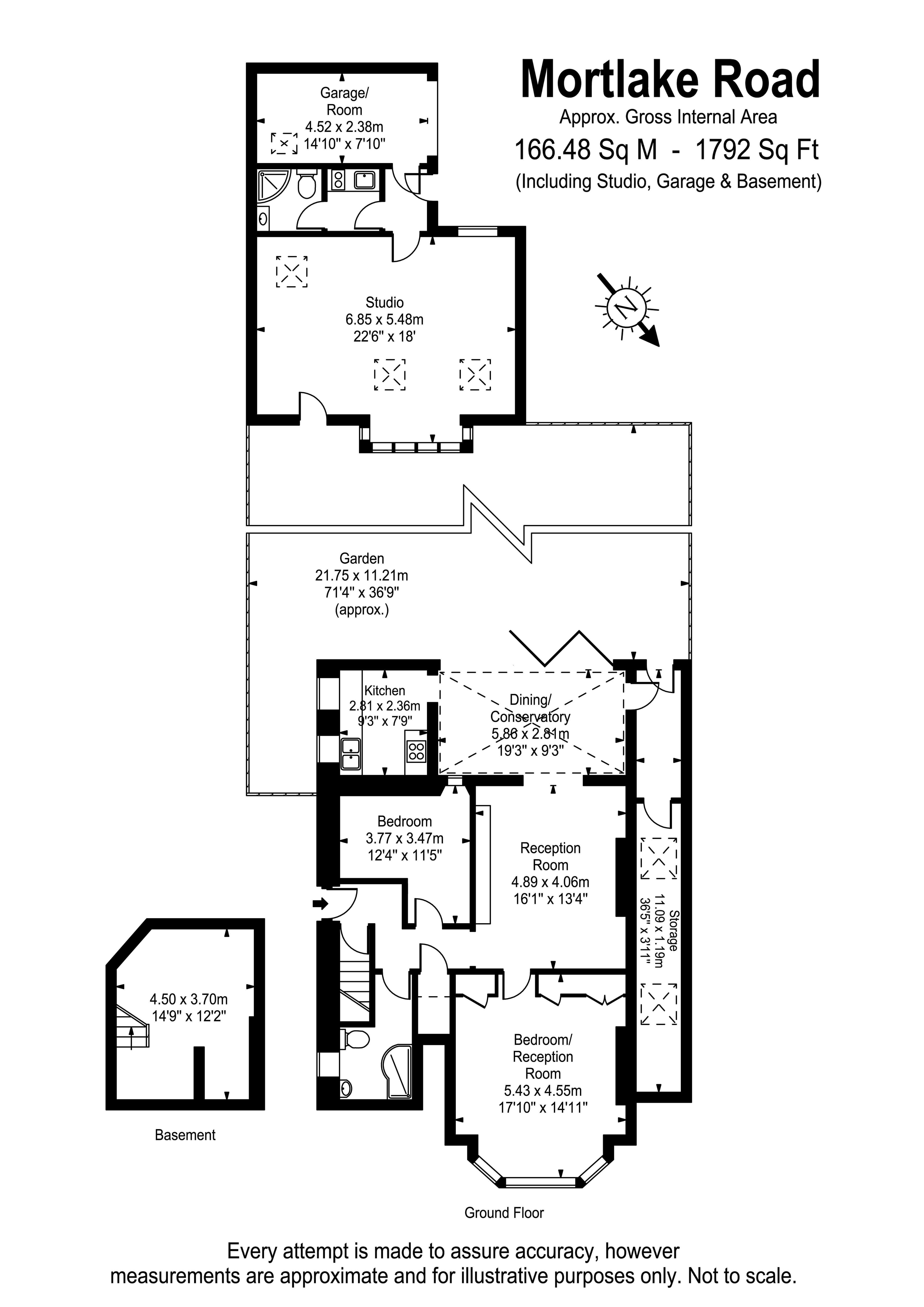 Floorplans For Nr Kew Green, Surrey