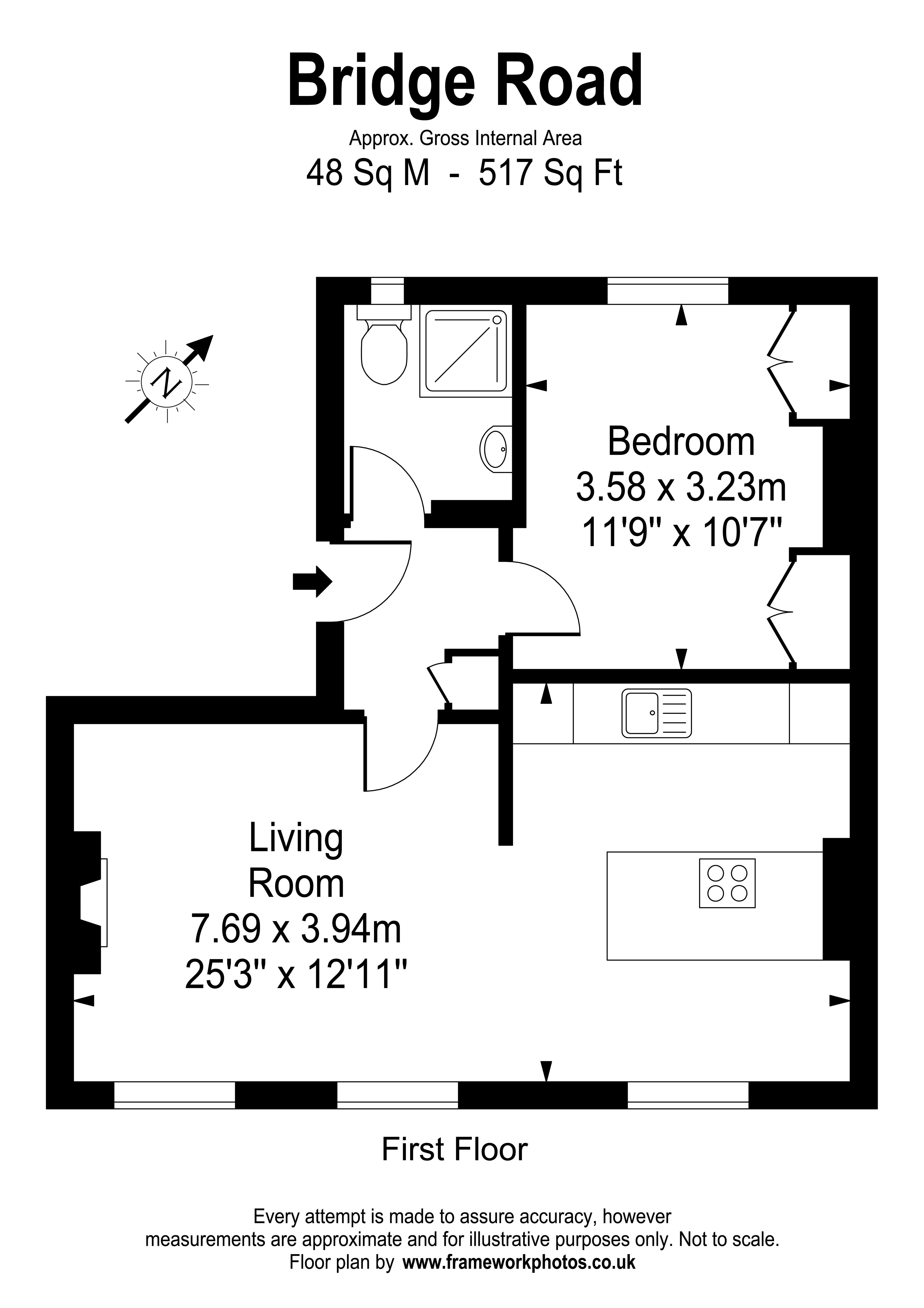 Floorplans For Bridge Road, East Molesey