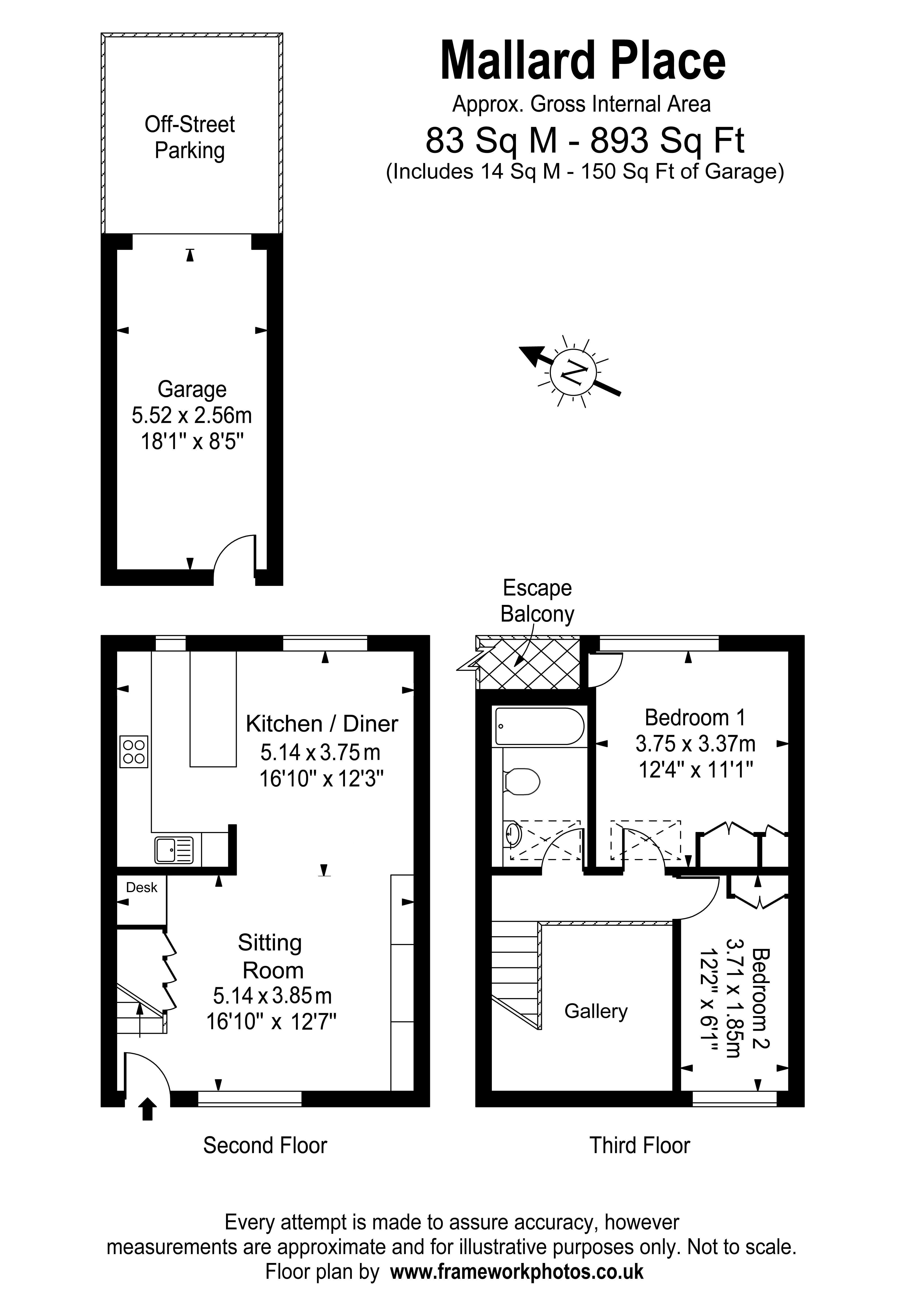 Floorplans For Mallard Place, Strawberry Hill