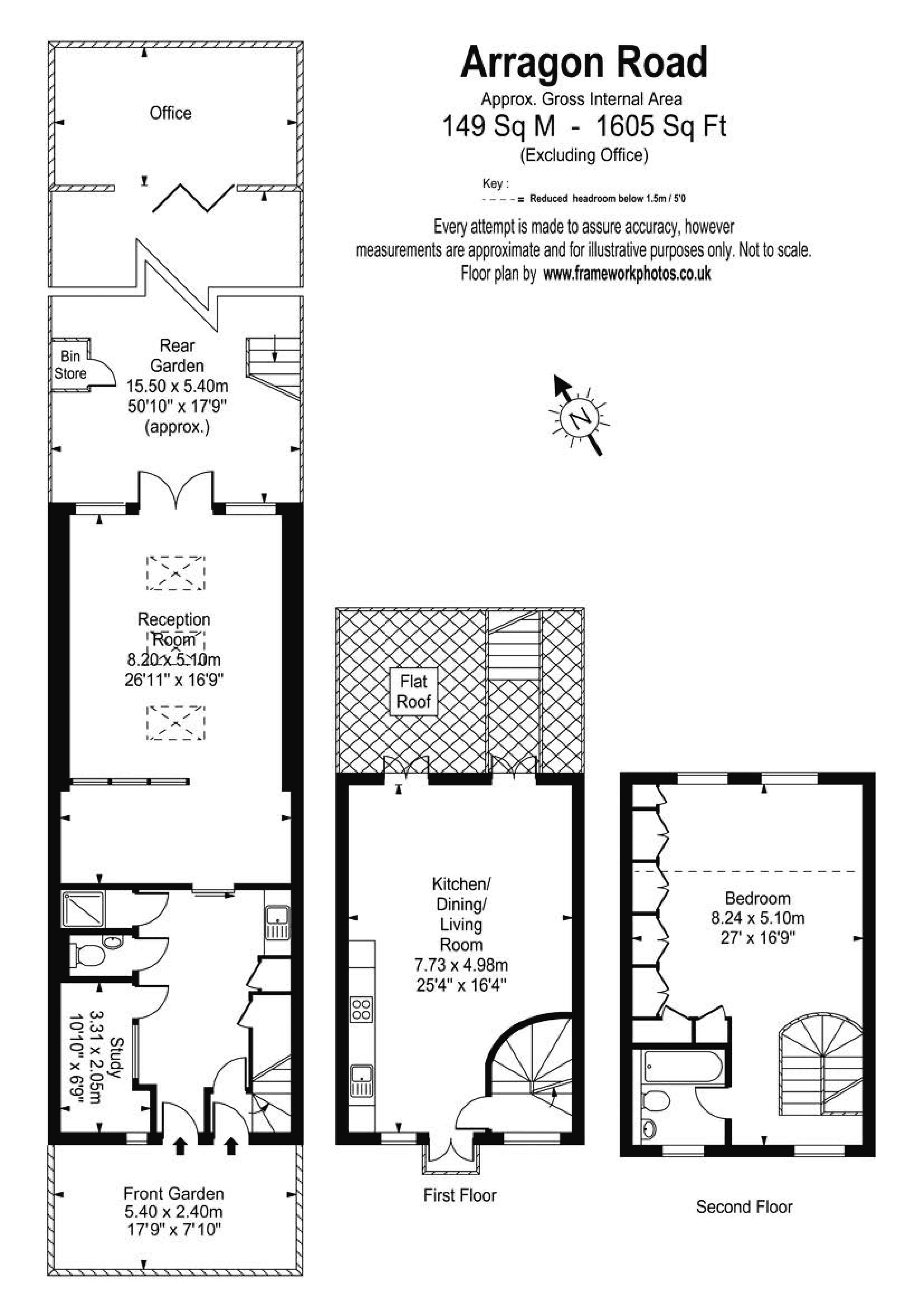 Floorplans For Arragon Road, Twickenham