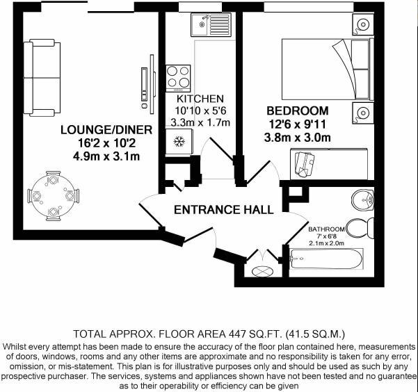 Floorplans For Elizabeth Court, Hampton Road, Teddington