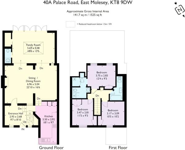 Floorplans For Palace Road, East Molesey