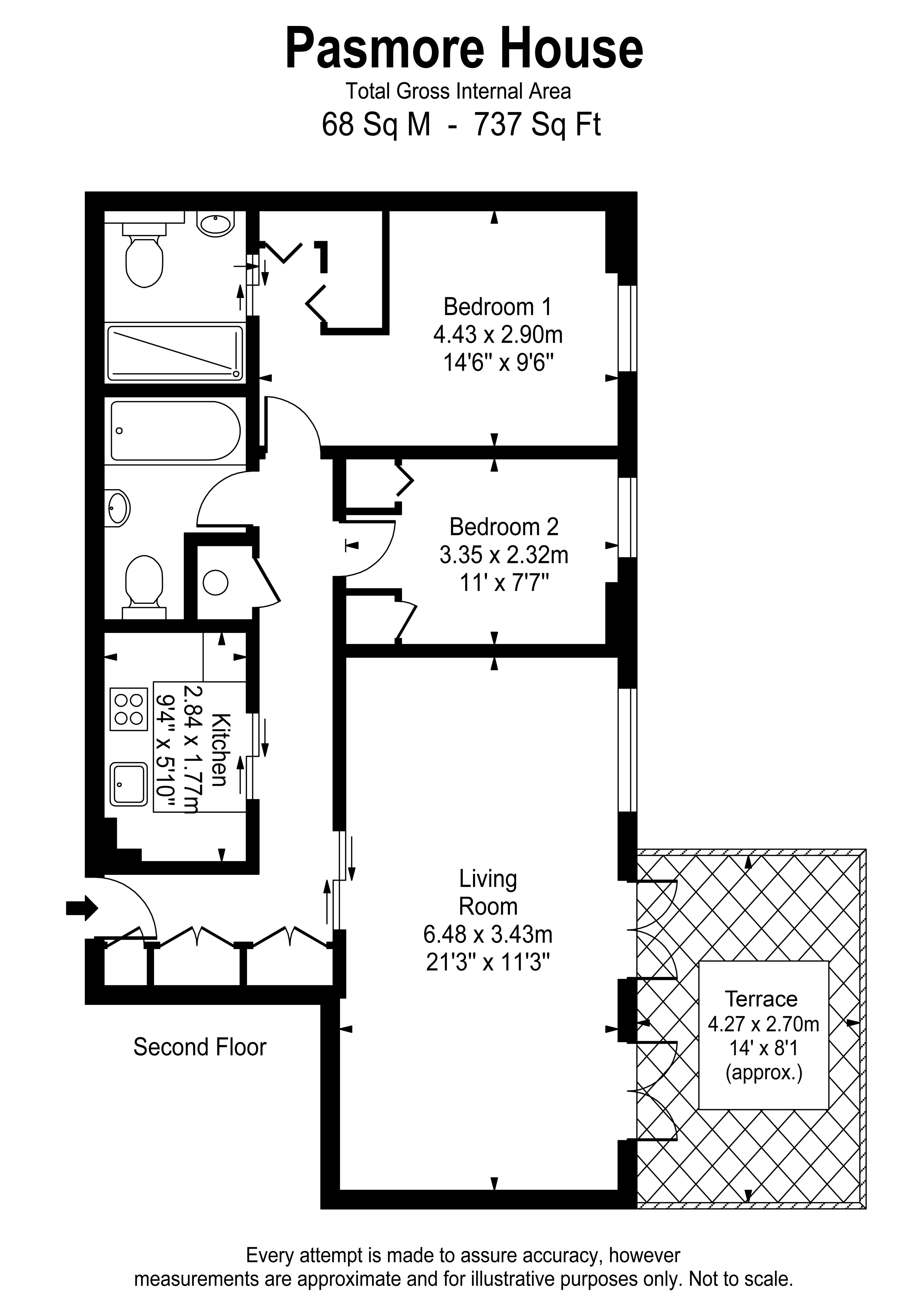 Floorplans For Pasmore House, Teddington