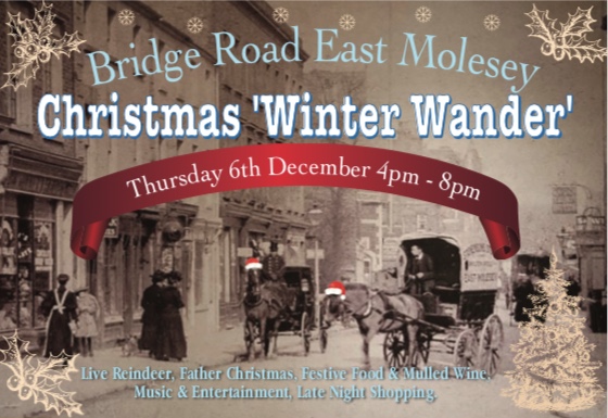 BRIDGE ROAD, EAST MOLESEY, CHRISTMAS 'WINTER WANDER'